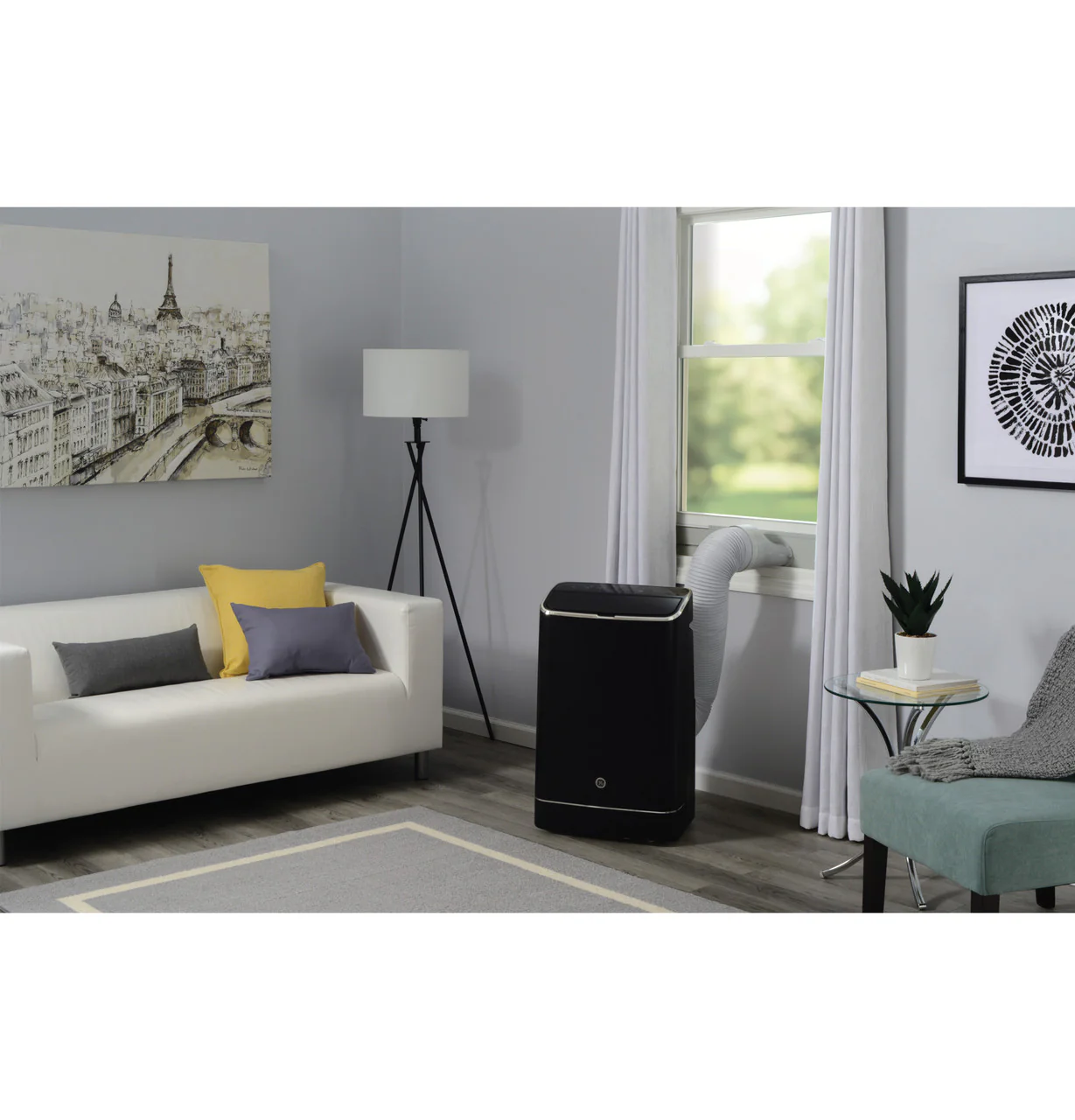 GE® 10,000 BTU Heat/Cool Smart Portable Air Conditioner for Medium Rooms up to 450 sq ft. - Image 4