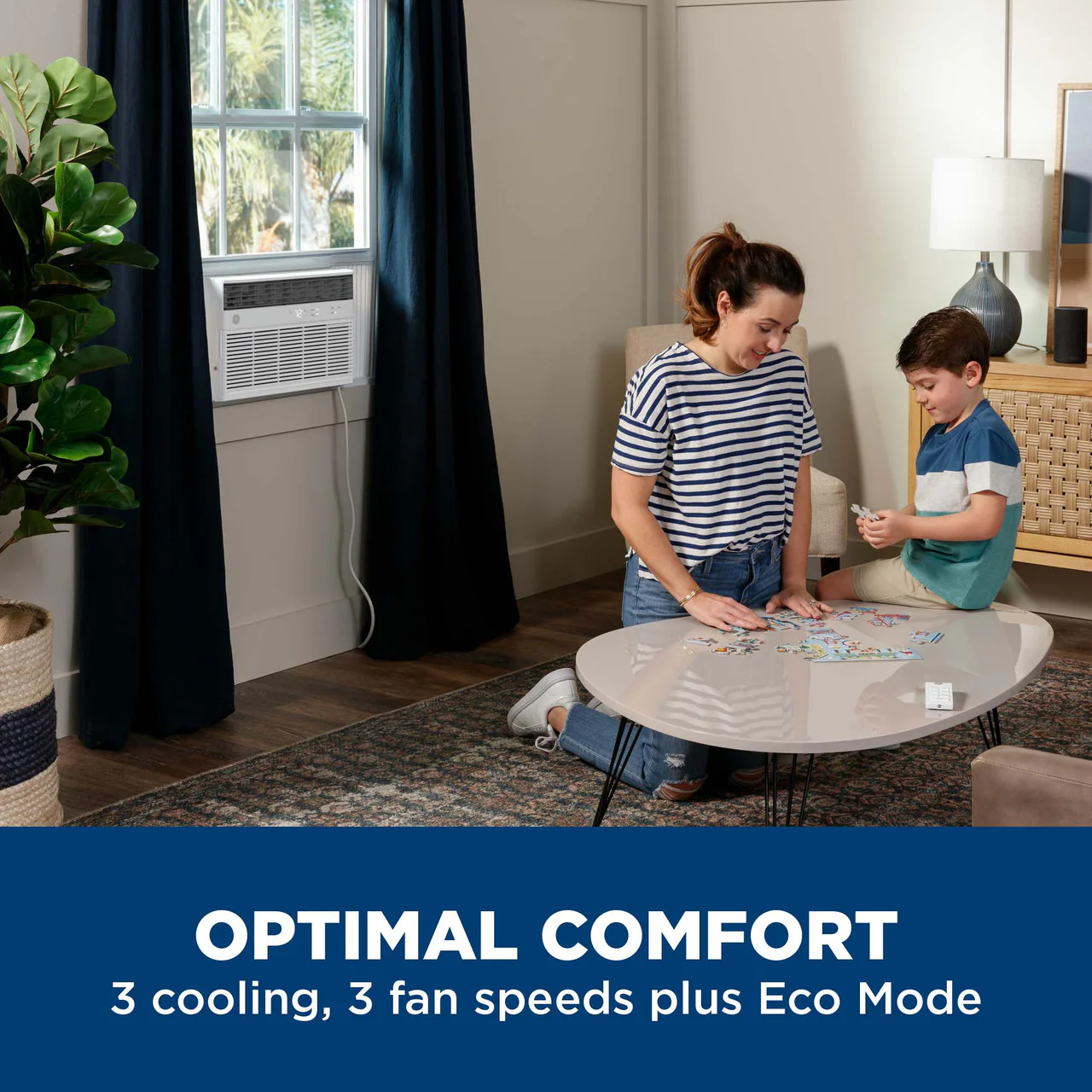 GE® 24,000 BTU Smart Electronic Window Air Conditioner for Extra-Large Rooms up to 1,500 sq. ft. - Image 5