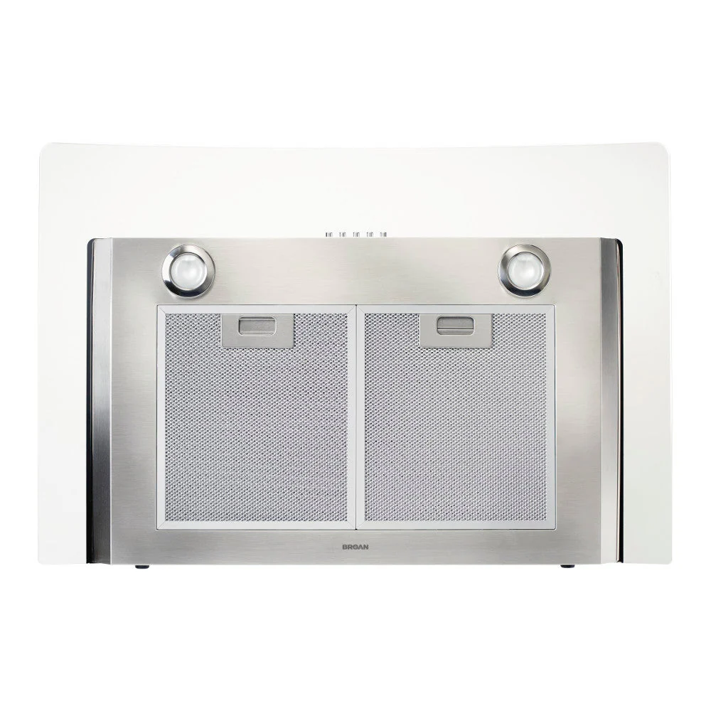 Broan 35-7/16" Arched Glass Chimney Hood - Image 2