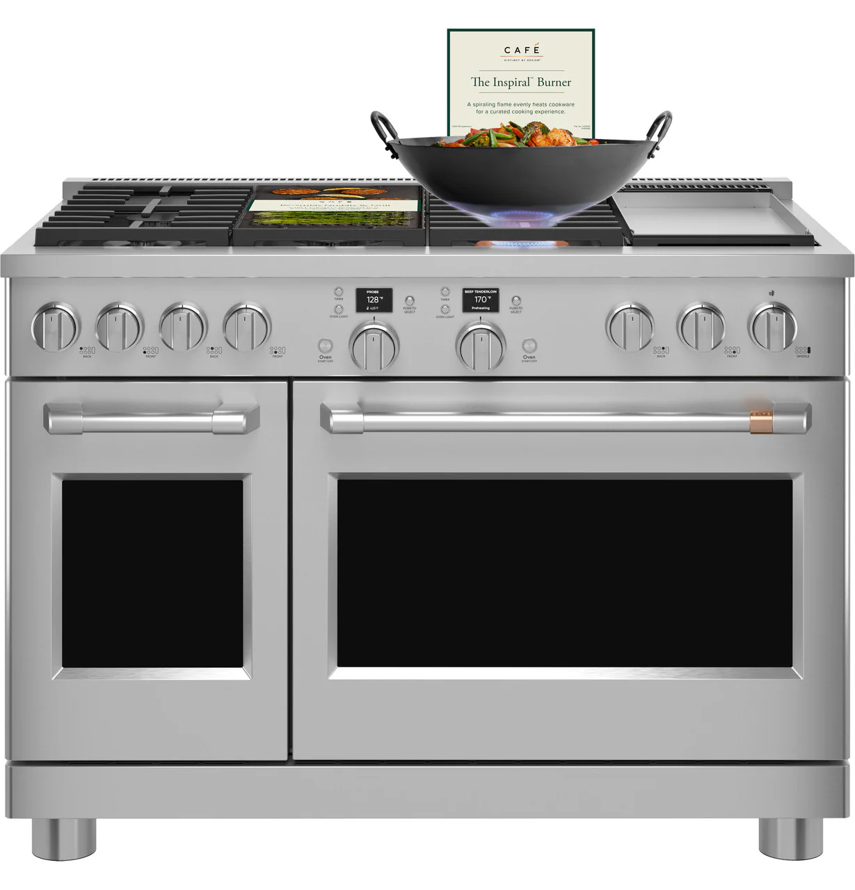 CAFÉ™ 48" Smart Dual-Fuel Commercial-Style Range with 6 Burners and Griddle (Natural Gas) - Image 7