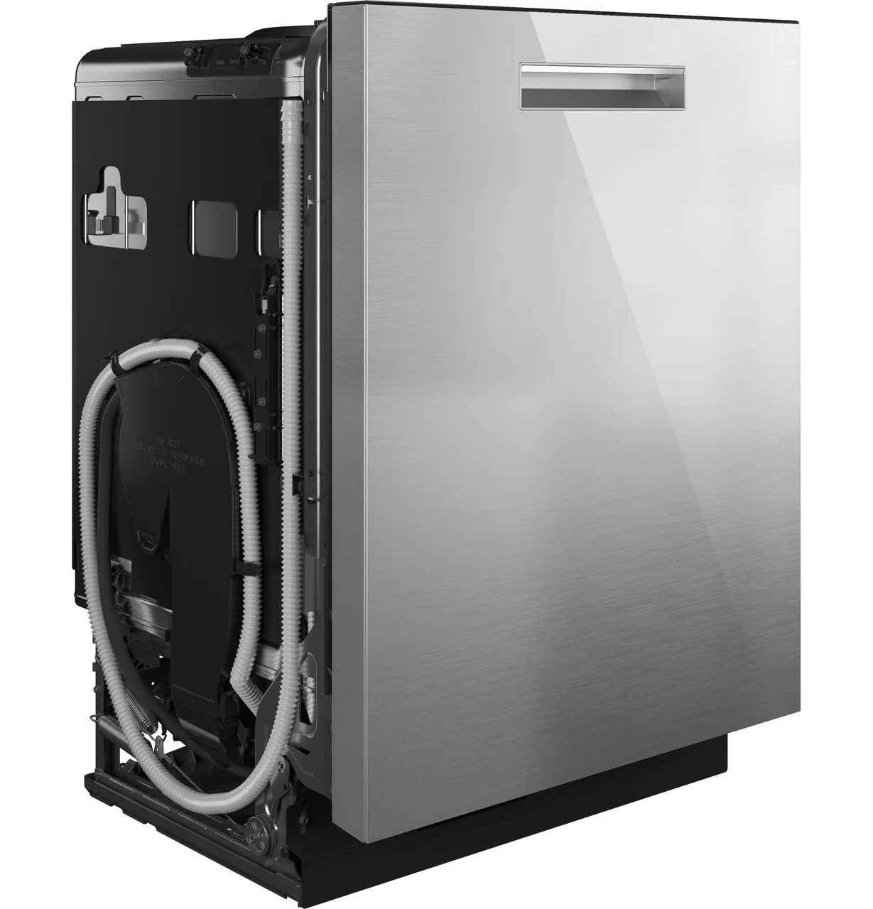 CAFÉ™ CustomFit ENERGY STAR Stainless Interior Smart Dishwasher with Ultra Wash Top Rack and LED Lights, 39 dBA in Platinum Glass - Image 3