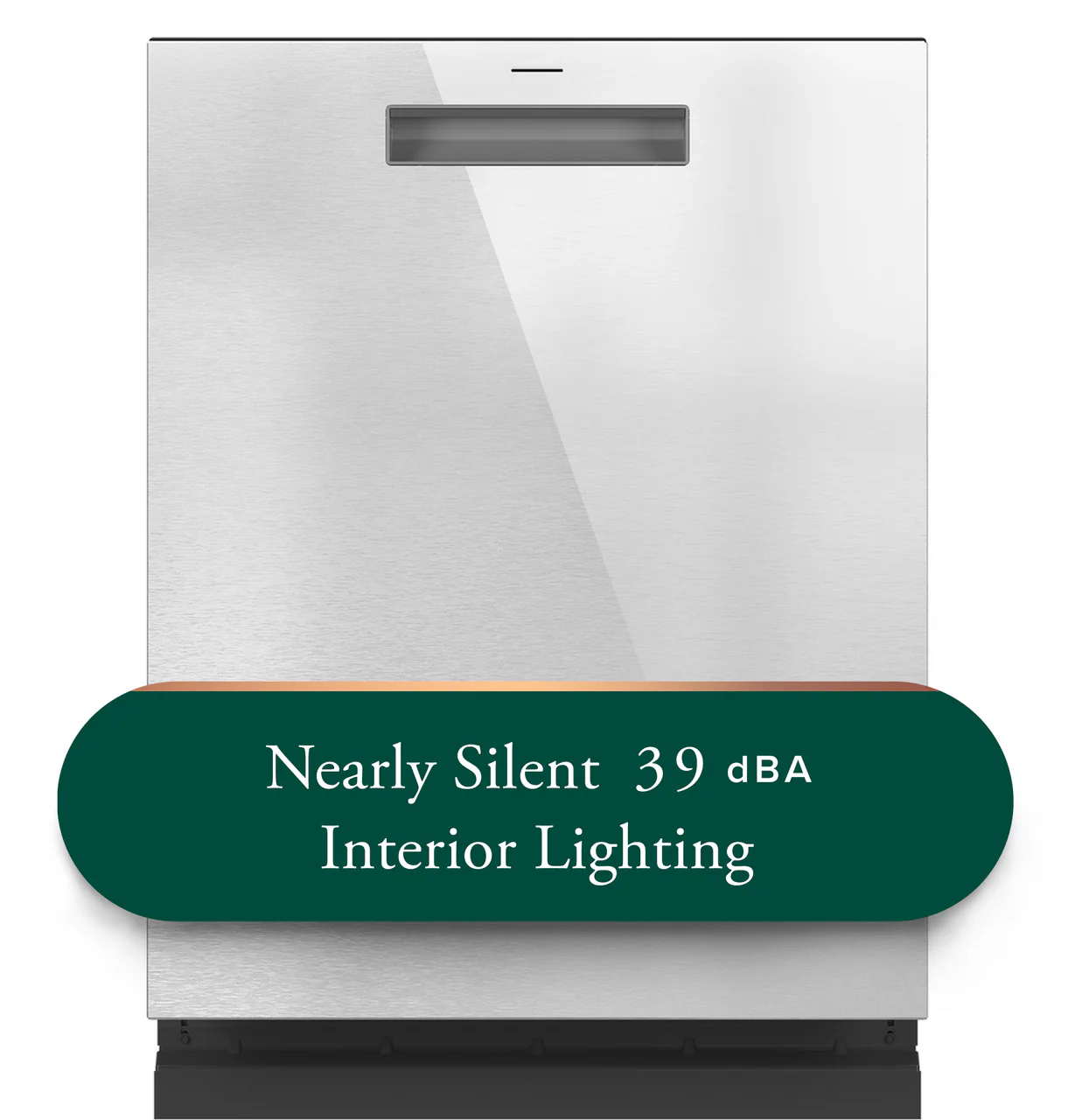 CAFÉ™ CustomFit ENERGY STAR Stainless Interior Smart Dishwasher with Ultra Wash Top Rack and LED Lights, 39 dBA in Platinum Glass - Image 7