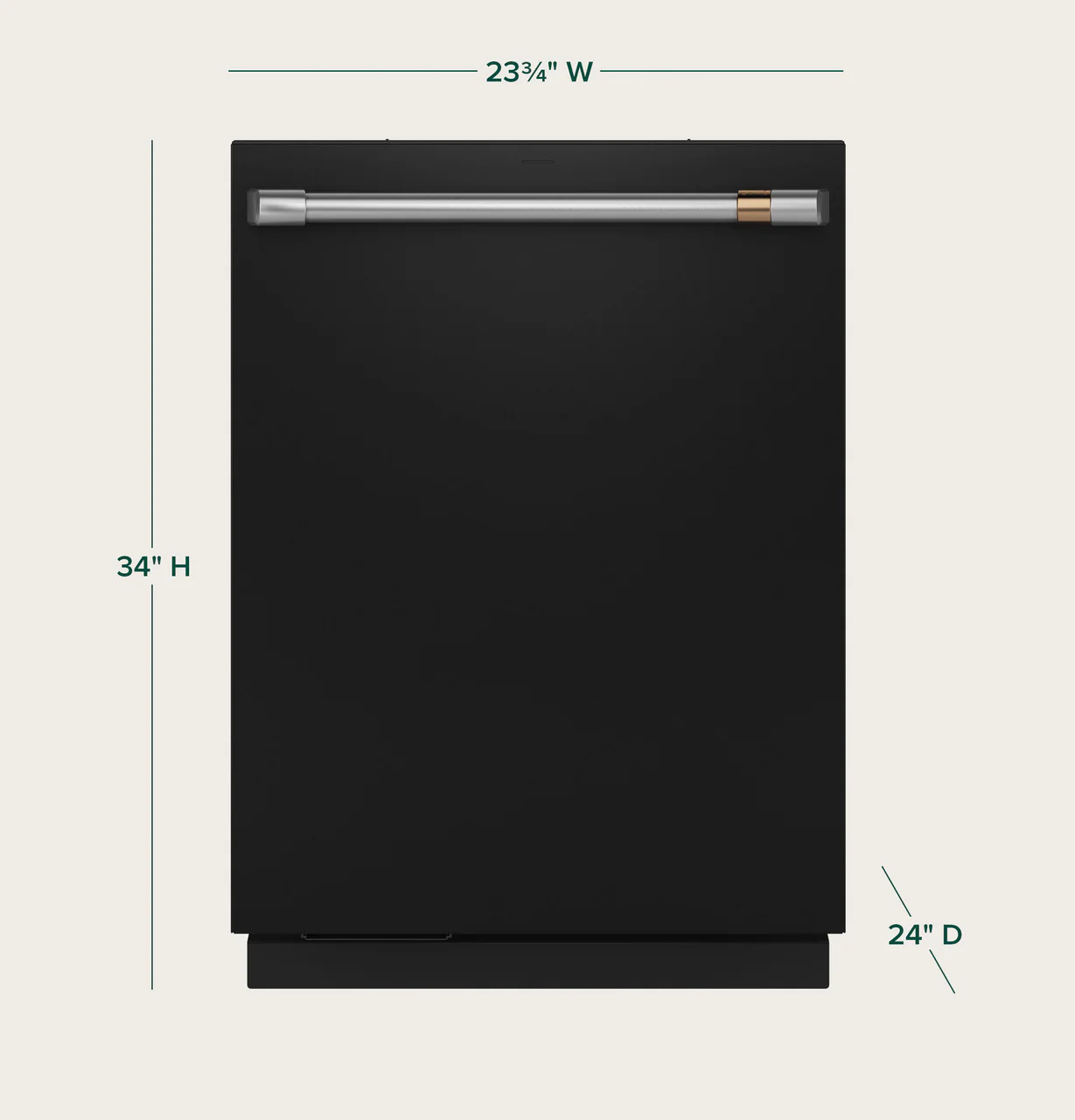 CAFÉ™ CustomFit ENERGY STAR Stainless Interior Smart Dishwasher with Ultra Wash Top Rack and Dual Convection Ultra Dry, LED Lights, 39 dBA - Image 10