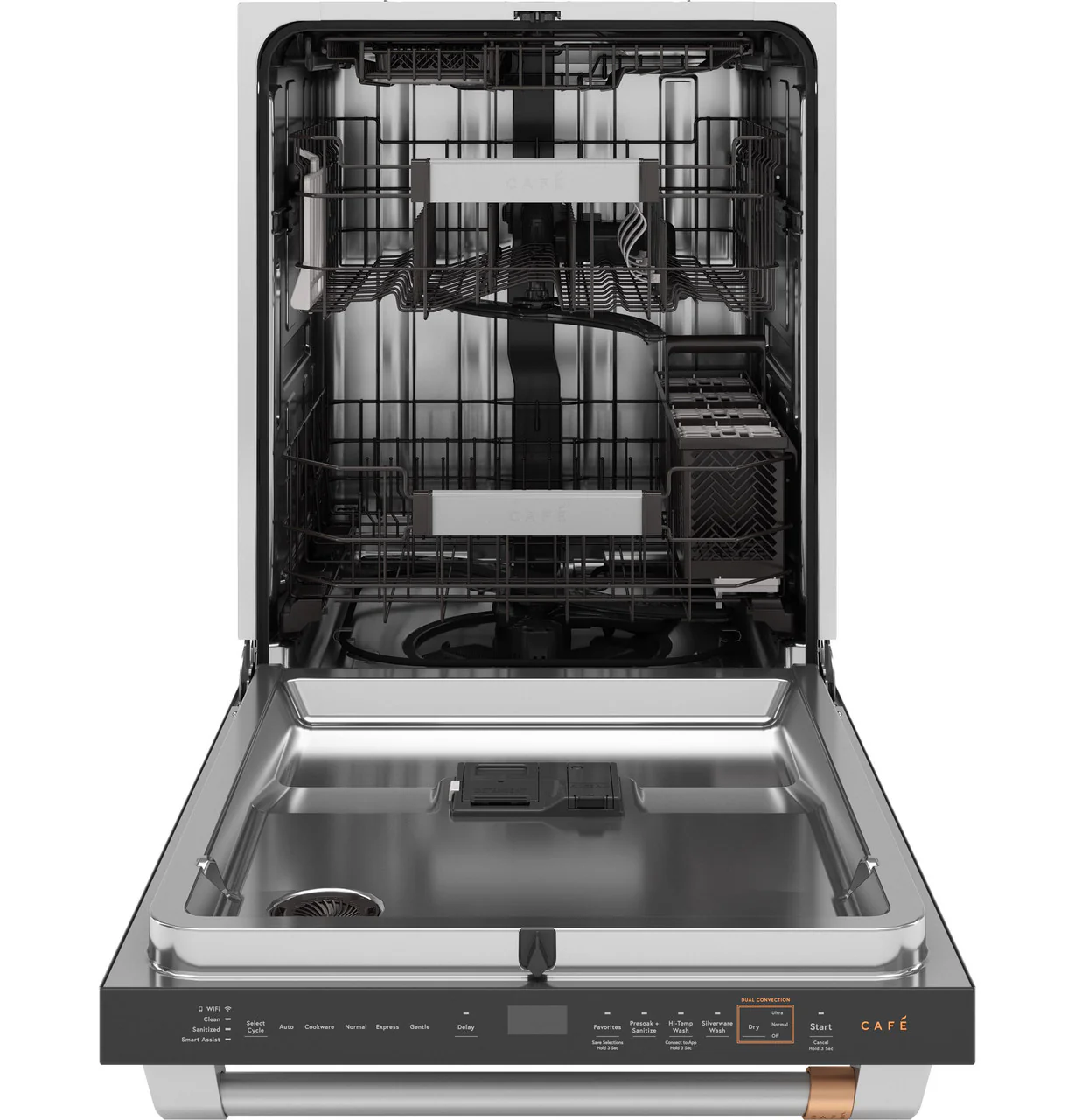 CAFÉ™ CustomFit ENERGY STAR Stainless Interior Smart Dishwasher with Ultra Wash Top Rack and Dual Convection Ultra Dry, LED Lights, 39 dBA - Image 8