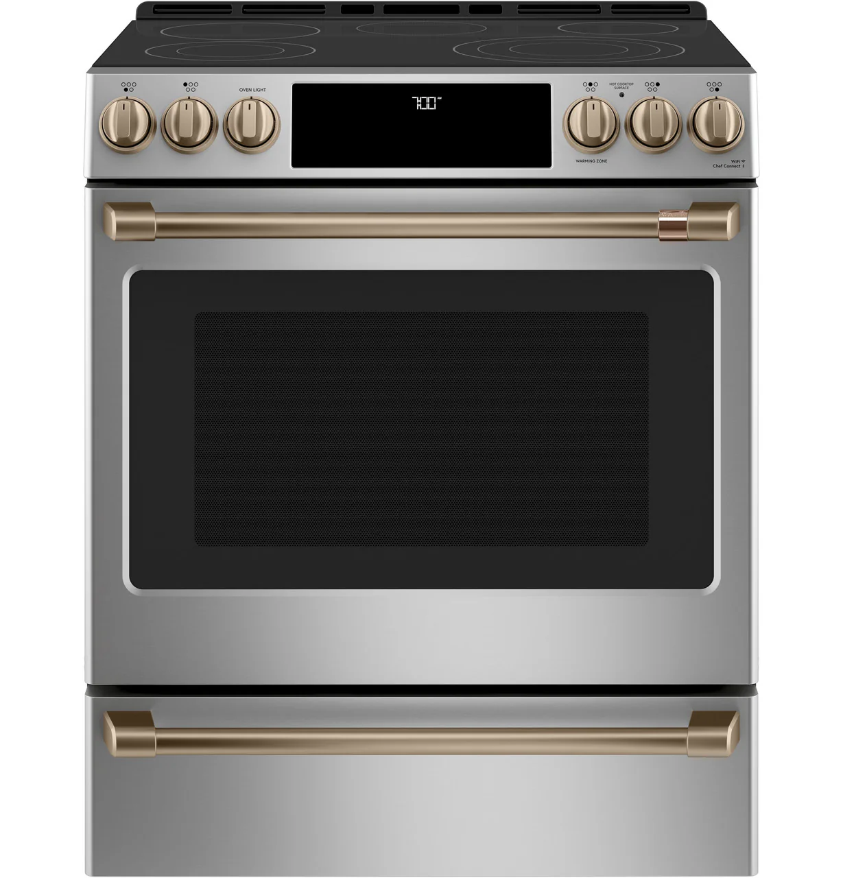 CAFÉ™ 30" Smart Slide-In, Front-Control, Radiant and Convection Range - Image 2