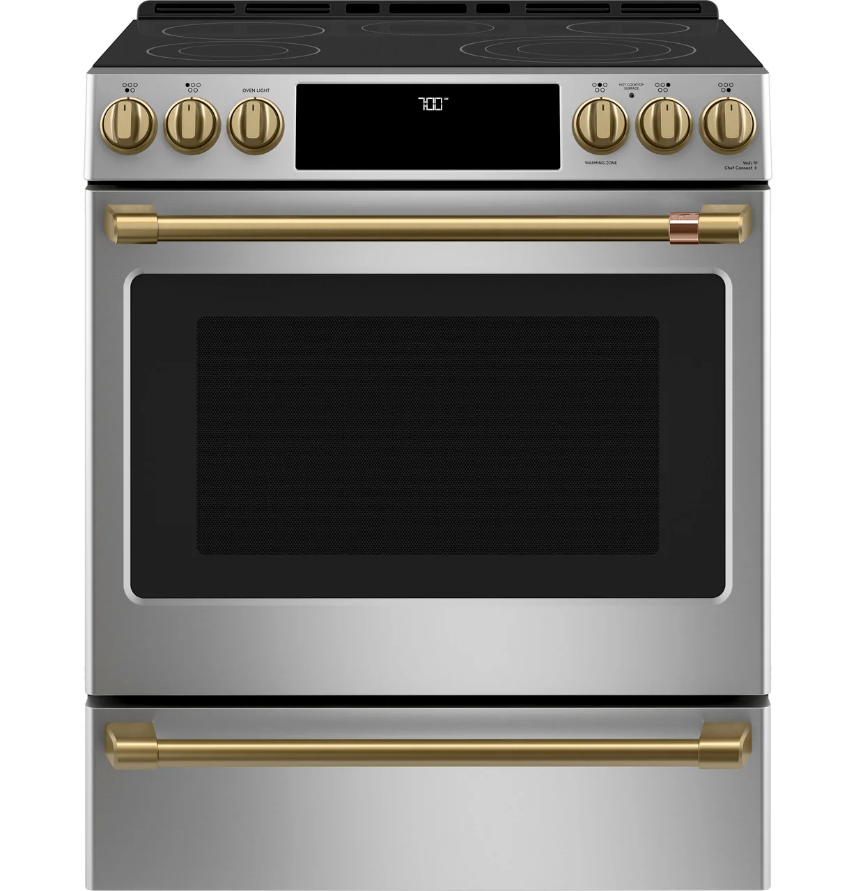 CAFÉ™ 30" Smart Slide-In, Front-Control, Radiant and Convection Range - Image 4