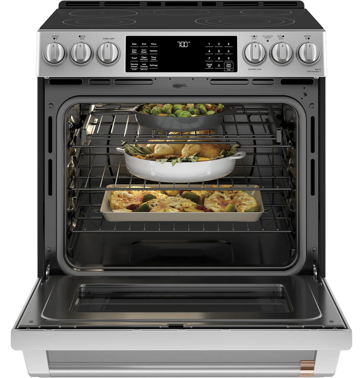 CAFÉ™ 30" Smart Slide-In, Front-Control, Radiant and Convection Range - Image 7