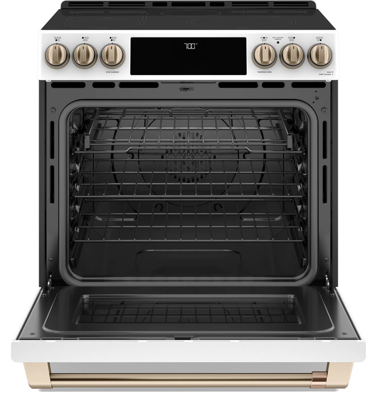 CAFÉ™ 30" Smart Slide-In, Front-Control, Radiant and Convection Range - Image 7