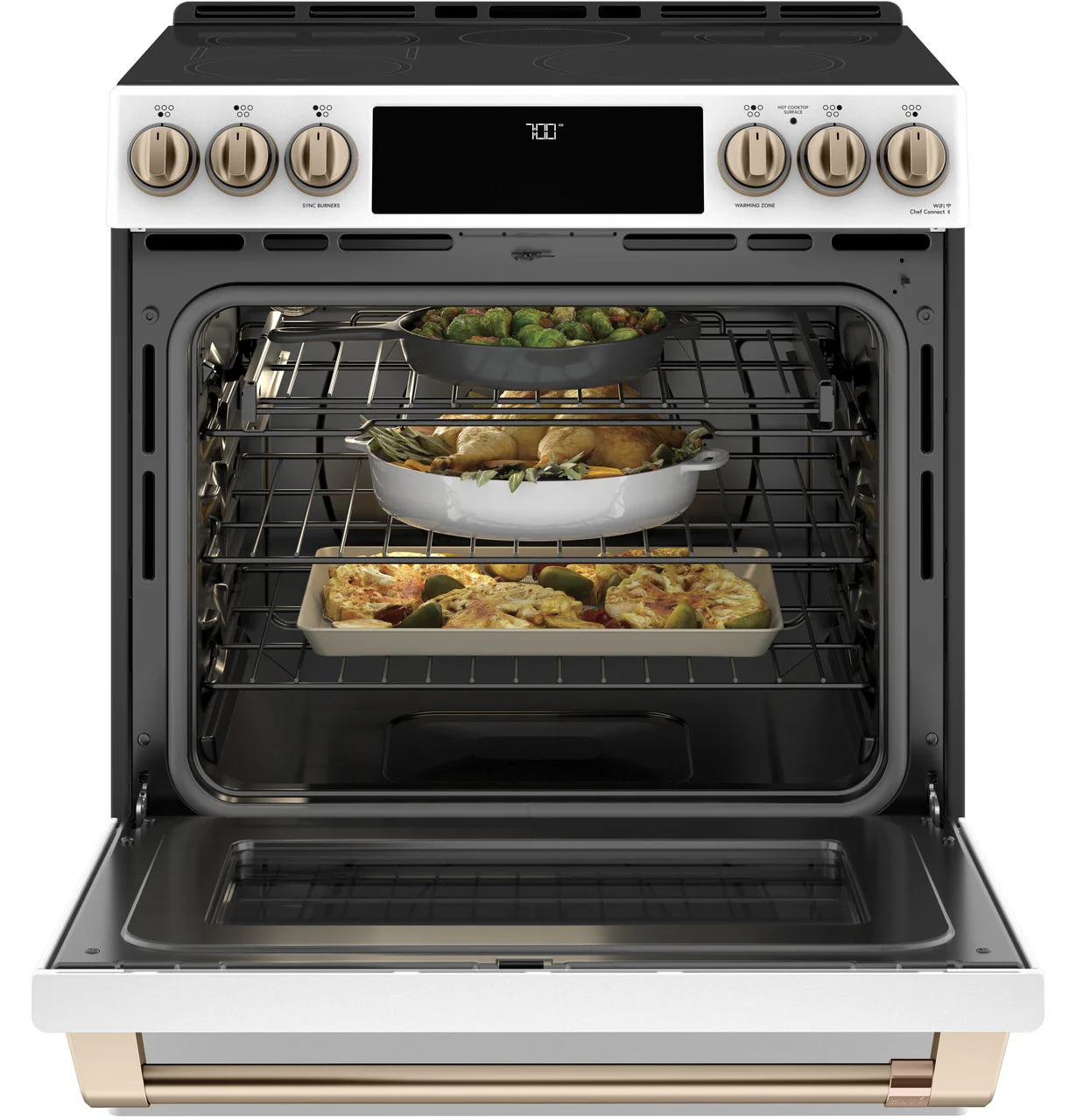 CAFÉ™ 30" Smart Slide-In, Front-Control, Radiant and Convection Range - Image 8