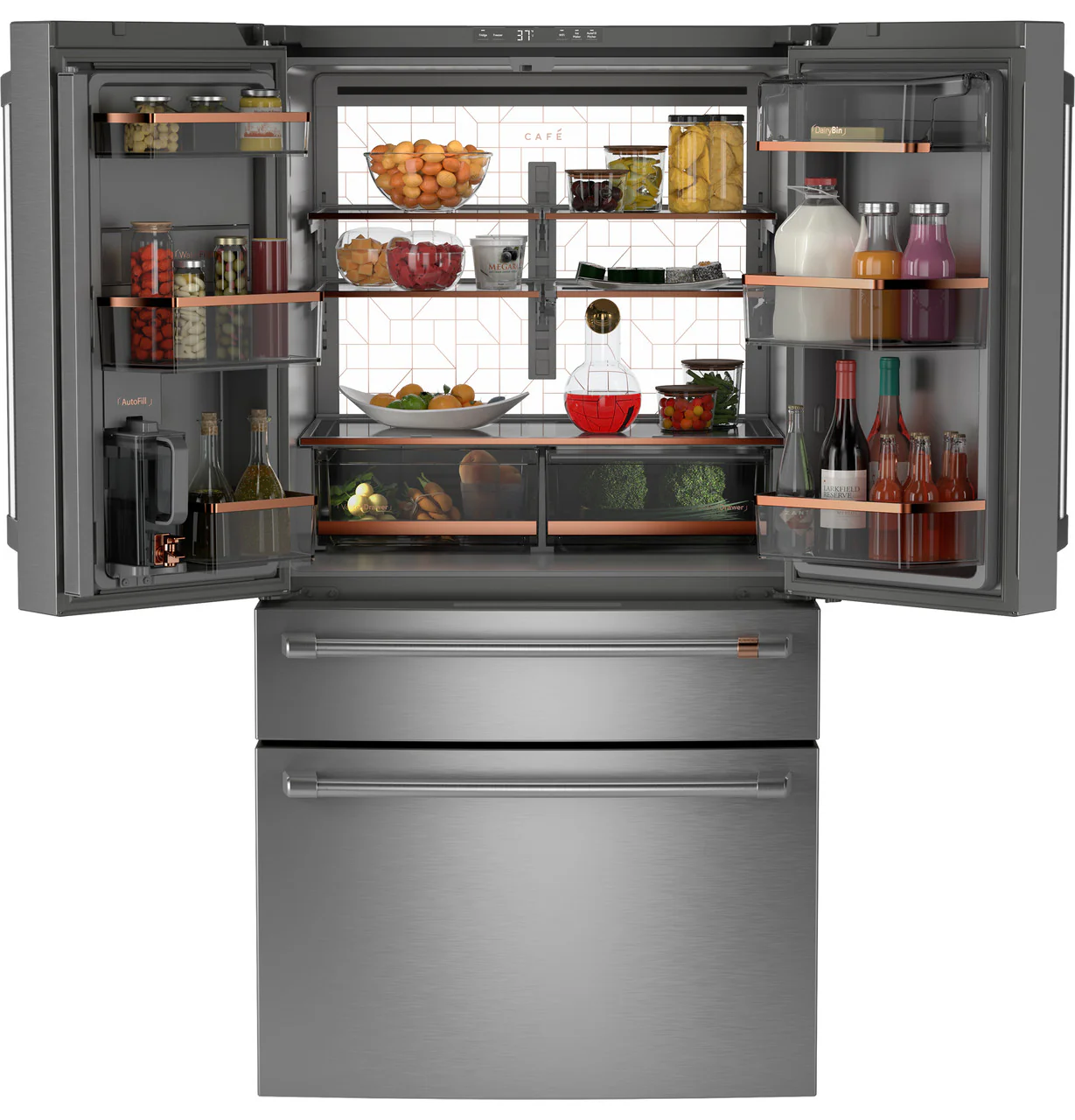 CAFÉ™ ENERGY STAR® 28.7 Cu. Ft. Smart 4-Door French-Door Refrigerator With Dual-Dispense AutoFill Pitcher - Image 9