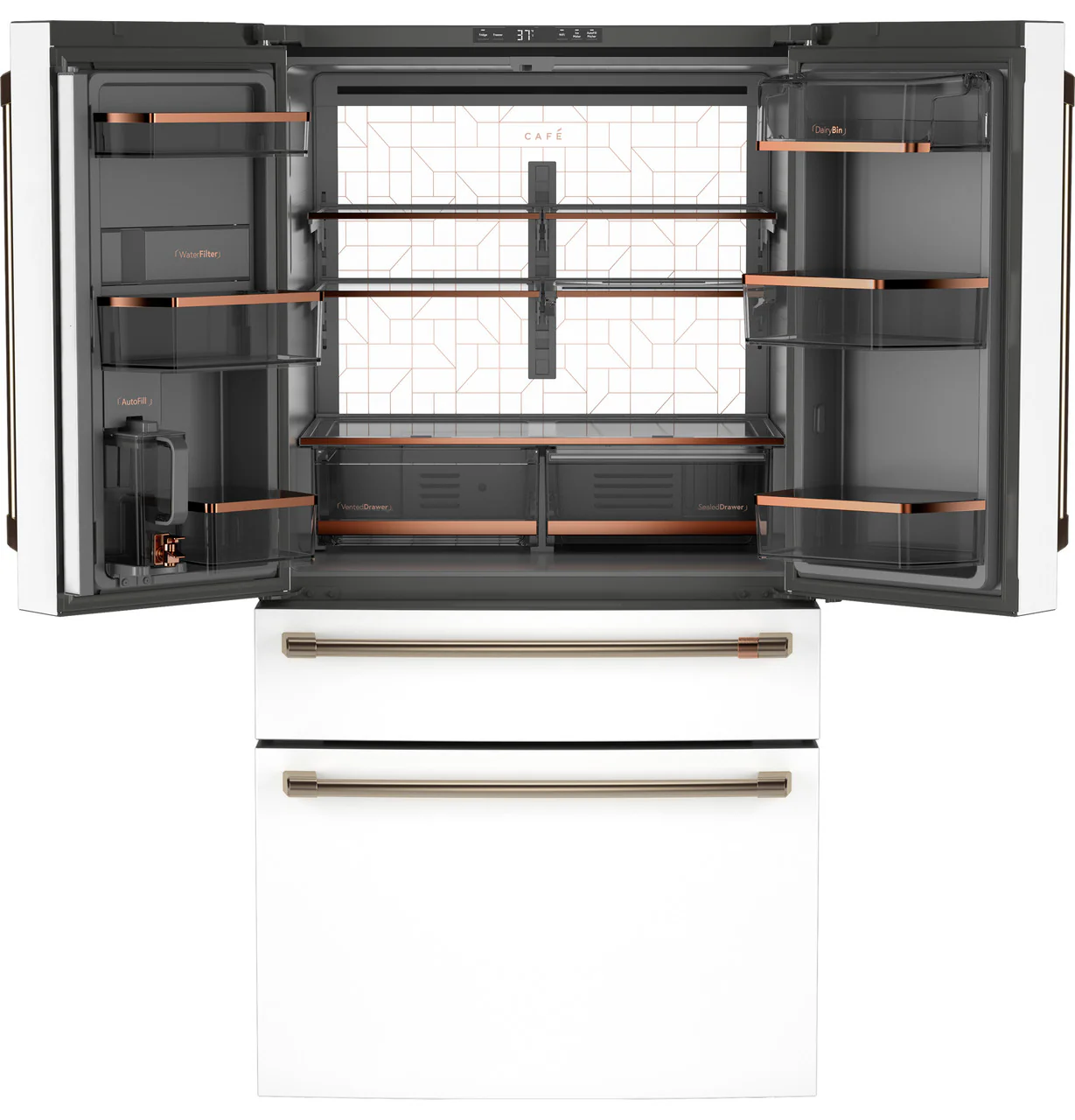 CAFÉ™ ENERGY STAR® 28.7 Cu. Ft. Smart 4-Door French-Door Refrigerator With Dual-Dispense AutoFill Pitcher - Image 6