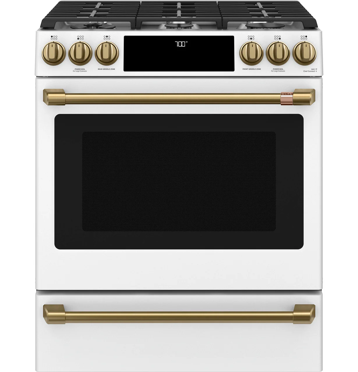CAFÉ™ 30" Smart Slide-In, Front-Control, Gas Range with Convection Oven - Image 4