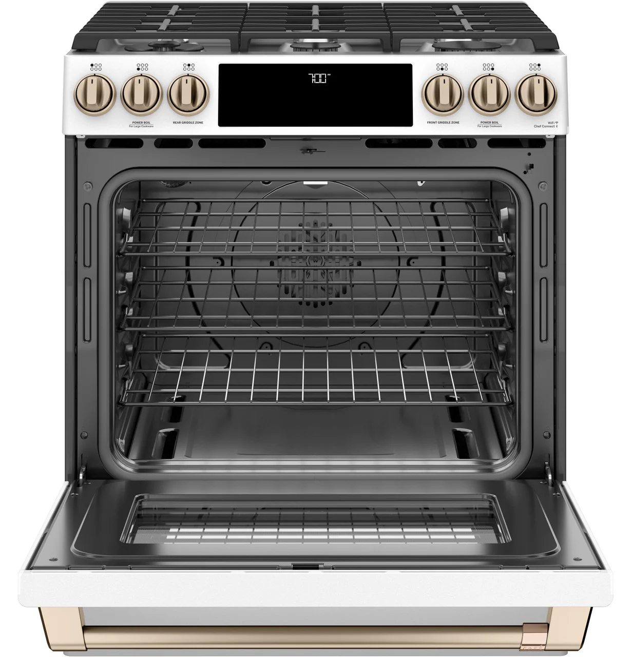 CAFÉ™ 30" Smart Slide-In, Front-Control, Gas Range with Convection Oven - Image 7