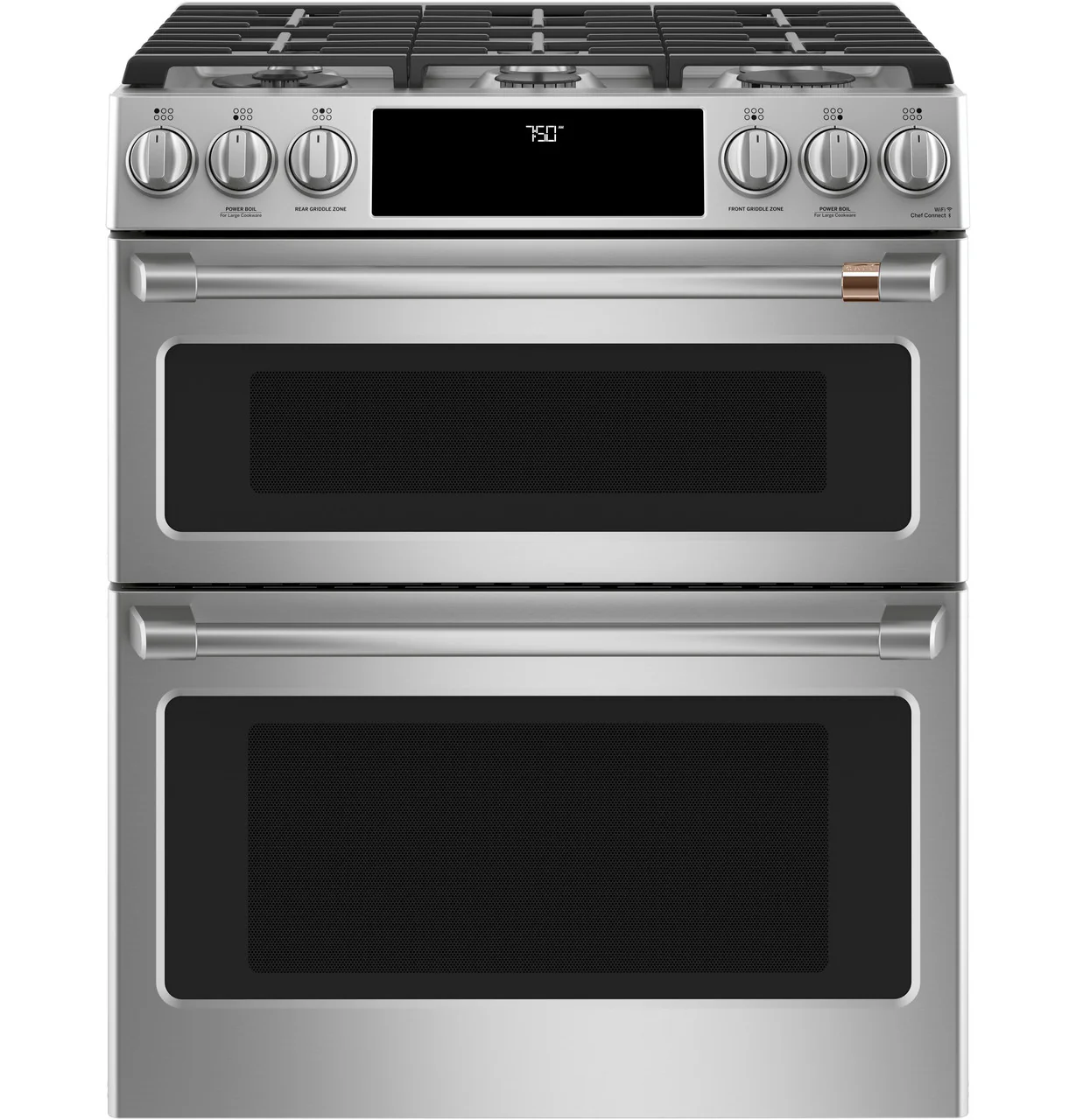 CAFÉ™ 30" Smart Slide-In, Front-Control, Gas Double-Oven Range with Convection - Image 6