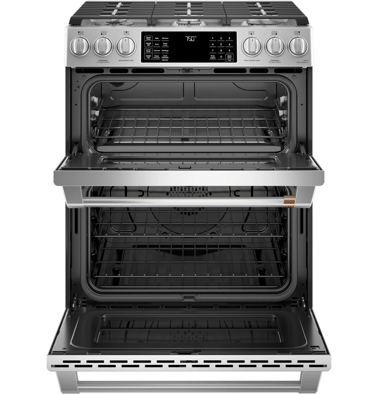 CAFÉ™ 30" Smart Slide-In, Front-Control, Gas Double-Oven Range with Convection - Image 7