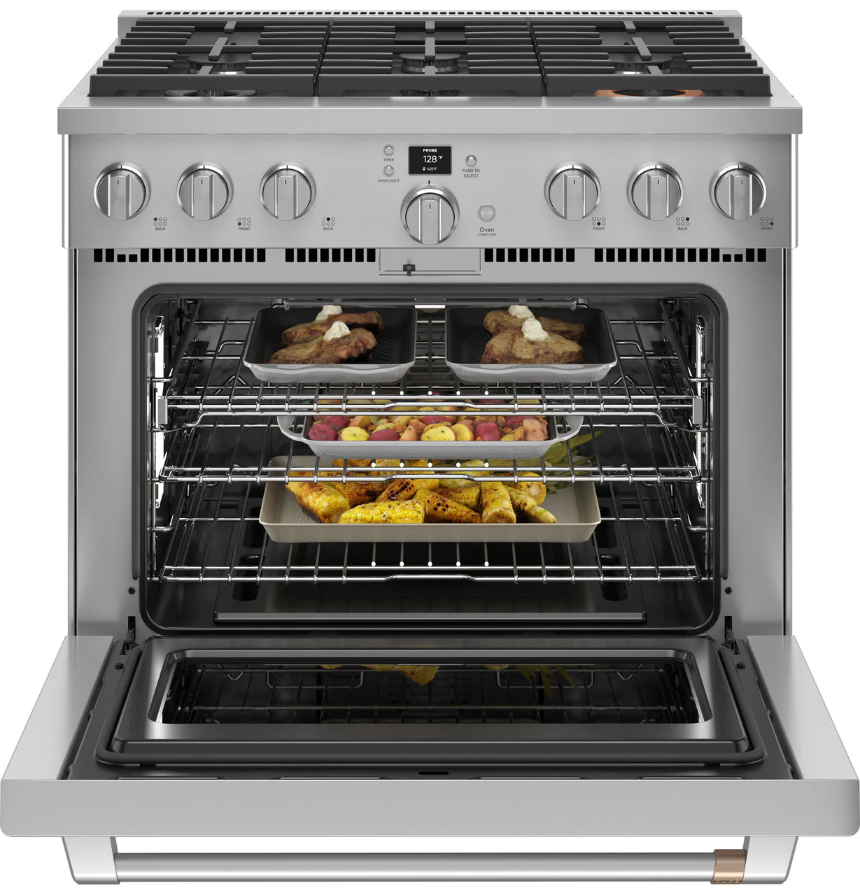 CAFÉ™ 36" Smart All-Gas Commercial-Style Range with 6 Burners (Natural Gas) - Image 9