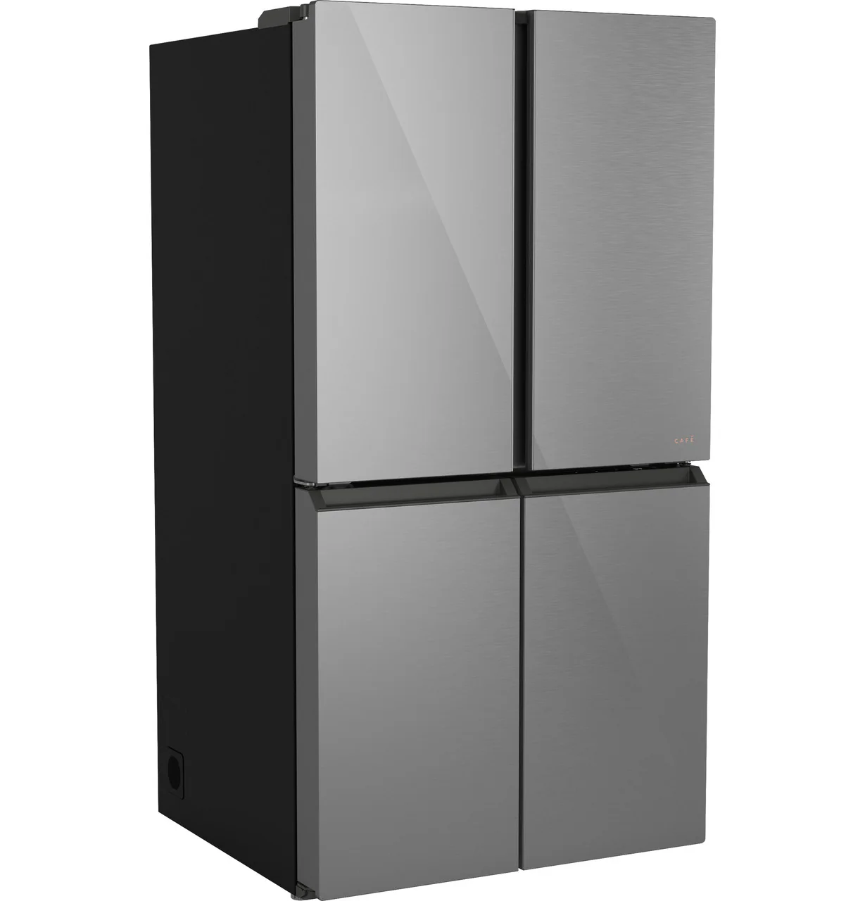 CAFÉ™ ENERGY STAR® 22.9 Cu. Ft. Smart Counter-Depth Quad-Door Refrigerator in Platinum Glass with Dual-Dispense AutoFill Pitcher - Image 3