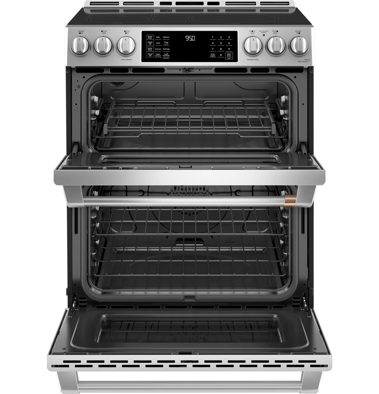 CAFÉ™ 30" Smart Slide-In, Front-Control, Induction and Convection Double-Oven Range - Image 7