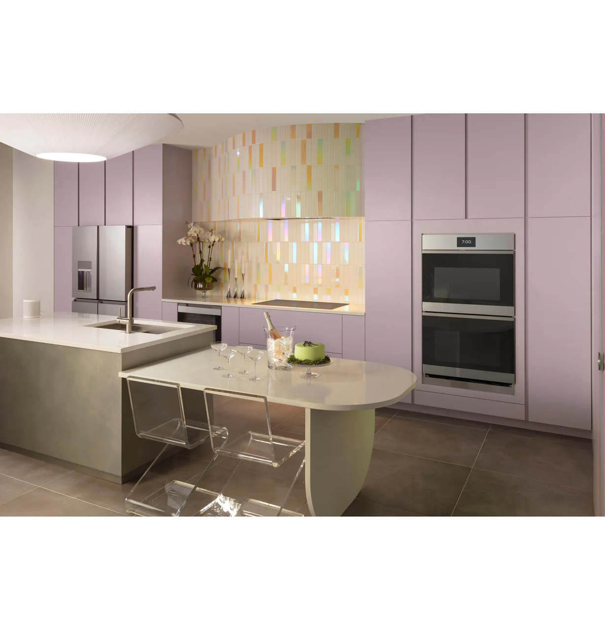 CAFÉ™ 30" Smart Built-In Convection Double Wall Oven in Platinum Glass - Image 4