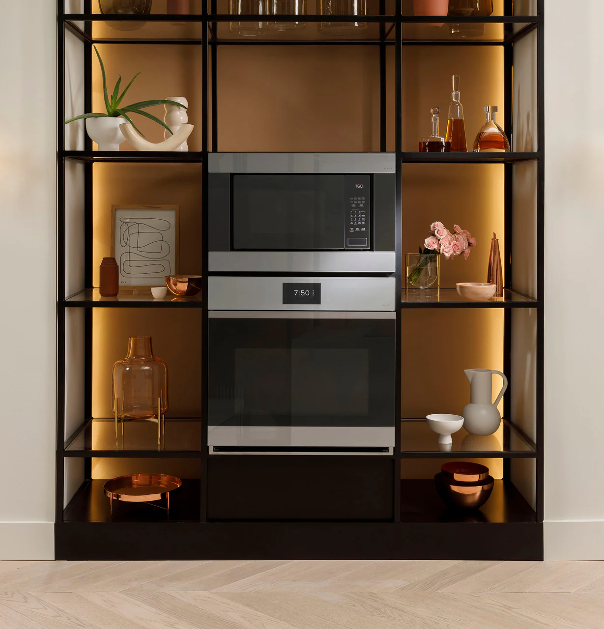 CAFÉ™ 30" Smart Built-In Convection Single Wall Oven in Platinum Glass - Image 2