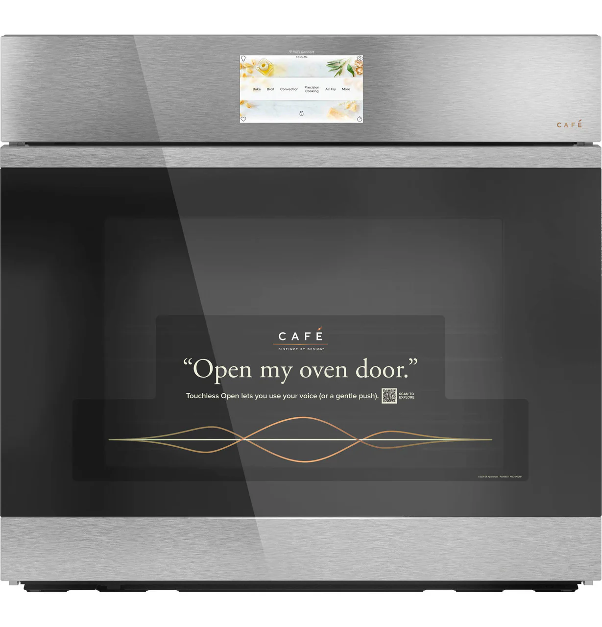 CAFÉ™ 30" Smart Built-In Convection Single Wall Oven in Platinum Glass - Image 3