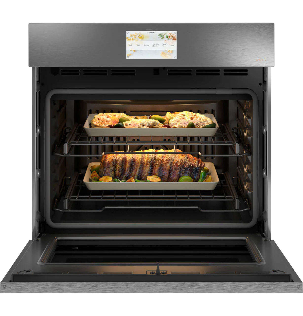 CAFÉ™ 30" Smart Built-In Convection Single Wall Oven in Platinum Glass - Image 8