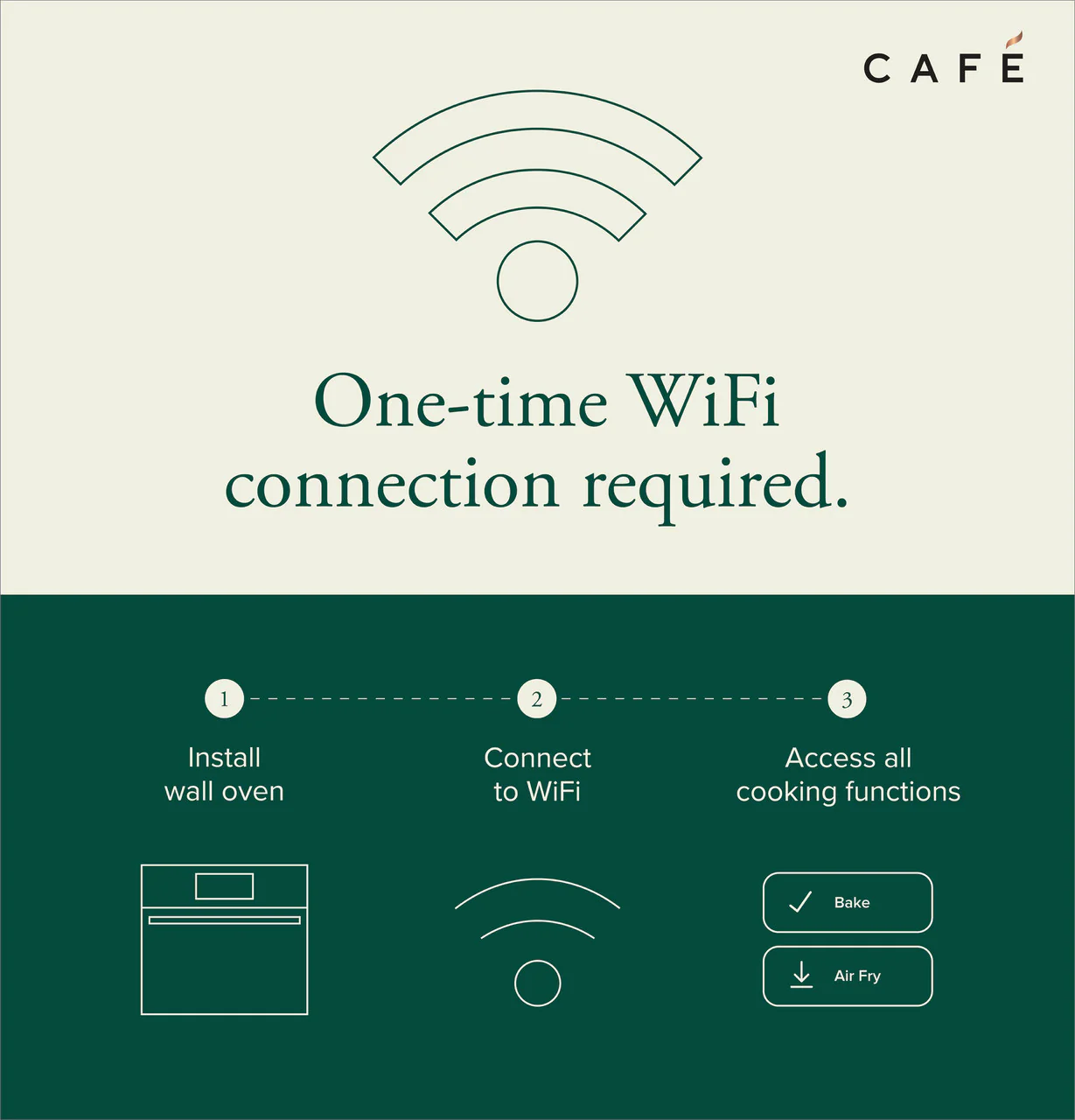 CAFÉ™ 30" Smart Built-In Convection Single Wall Oven in Platinum Glass - Image 9