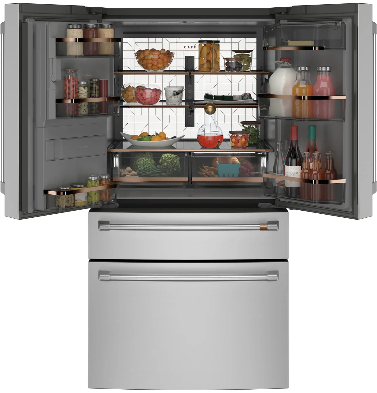 CAFÉ™ ENERGY STAR® 27.8 Cu. Ft. Smart 4-Door French-Door Refrigerator - Image 7