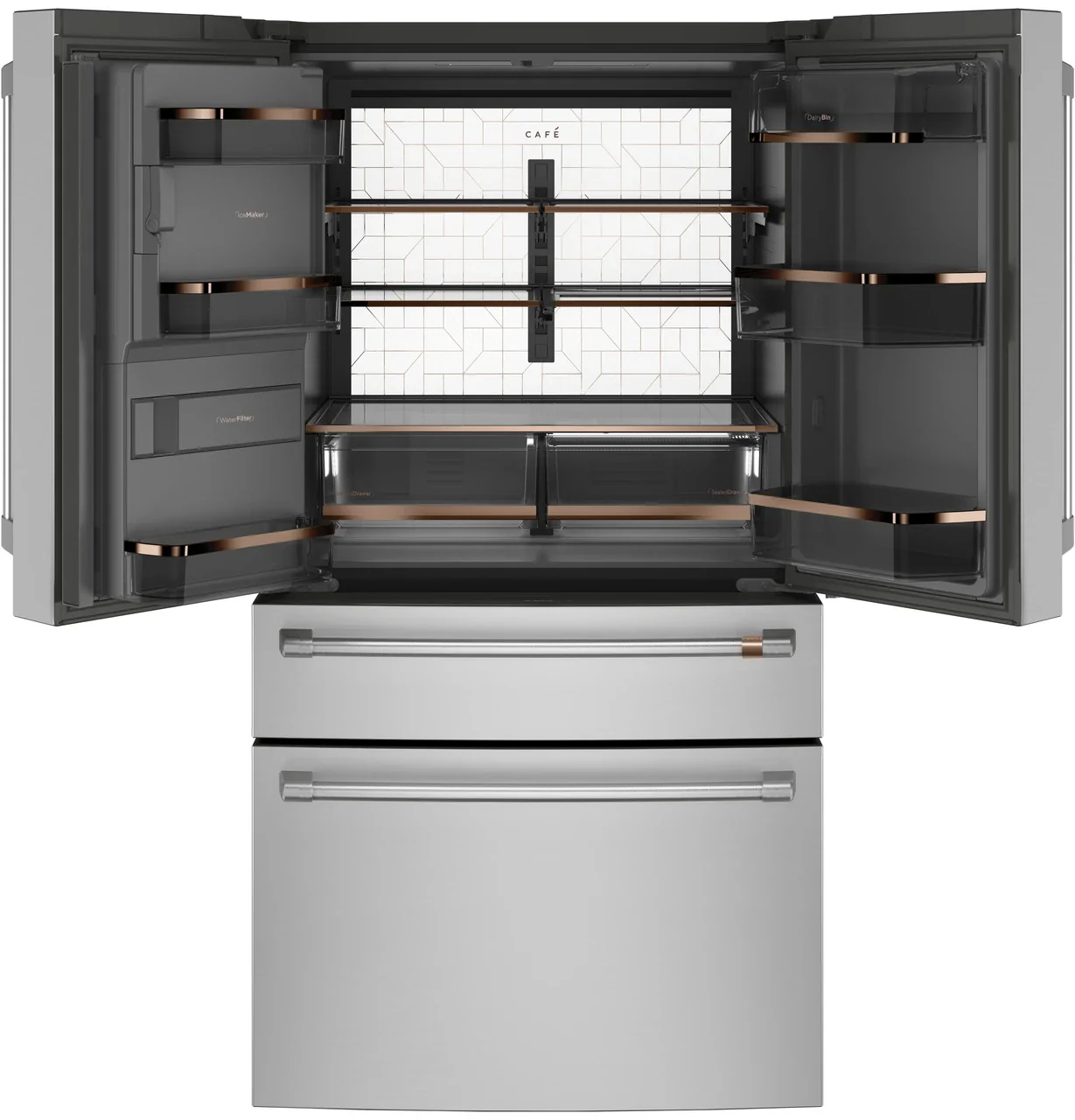 CAFÉ™ ENERGY STAR® 27.8 Cu. Ft. Smart 4-Door French-Door Refrigerator - Image 8