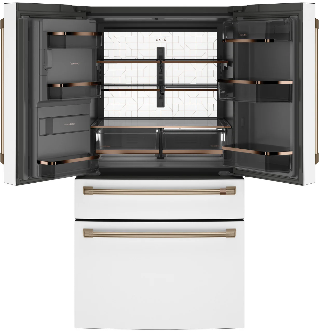 CAFÉ™ ENERGY STAR® 27.8 Cu. Ft. Smart 4-Door French-Door Refrigerator - Image 8