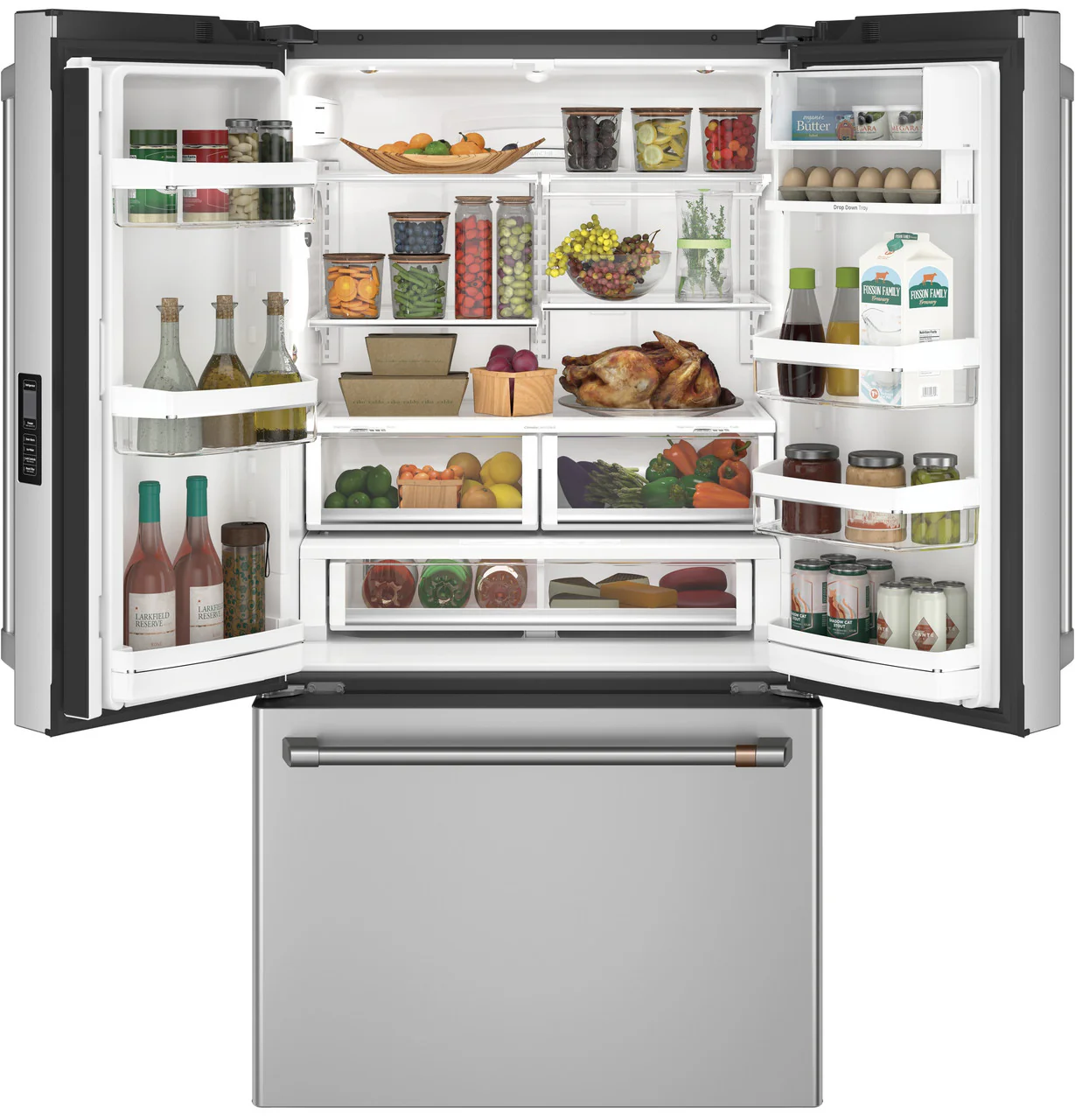 CAFÉ™ ENERGY STAR® 23.1 Cu. Ft. Smart Counter-Depth French-Door Refrigerator - Image 7