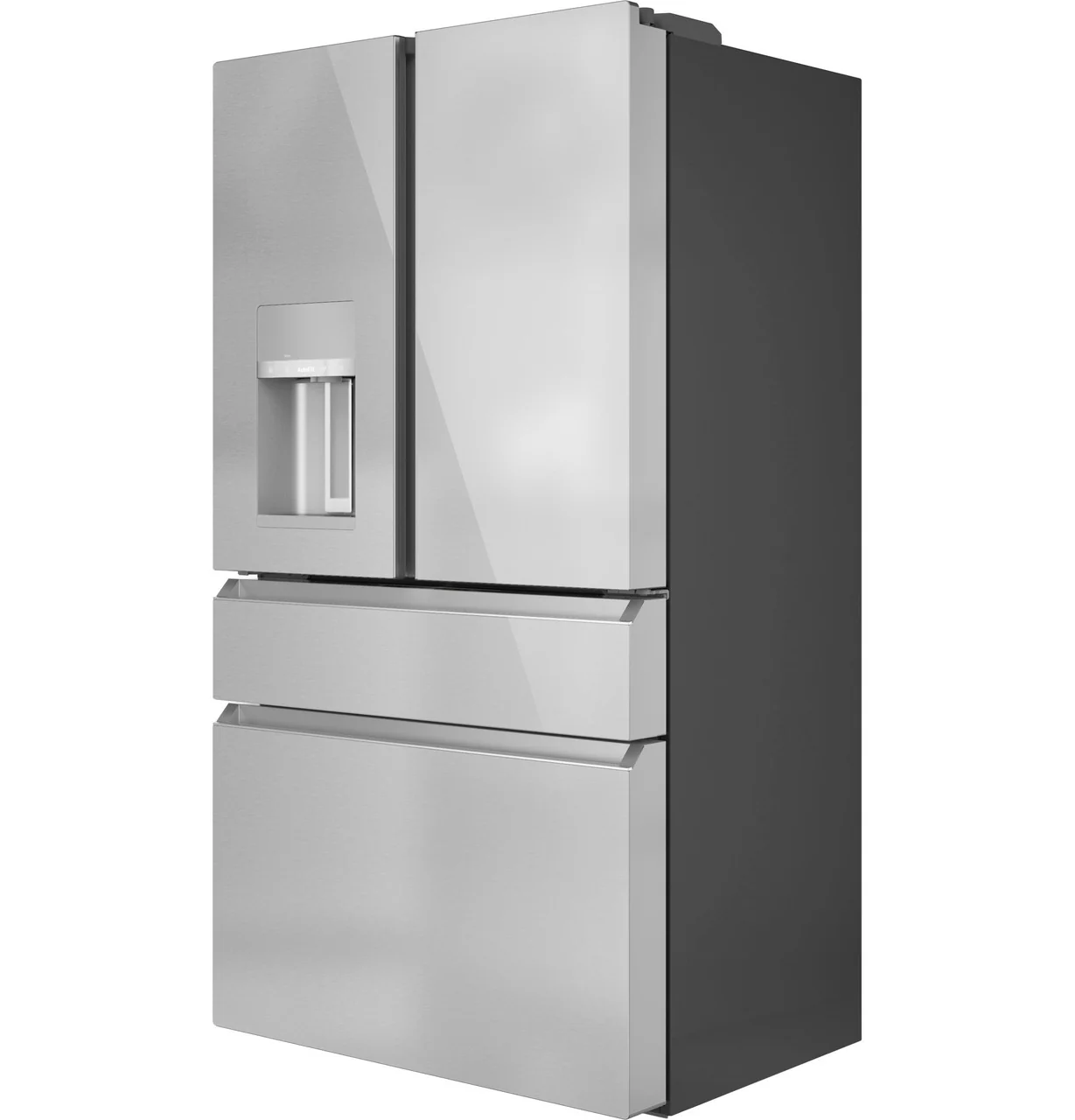 CAFÉ™ ENERGY STAR® 22.3 Cu. Ft. Smart Counter-Depth 4-Door French-Door Refrigerator in Platinum Glass - Image 2