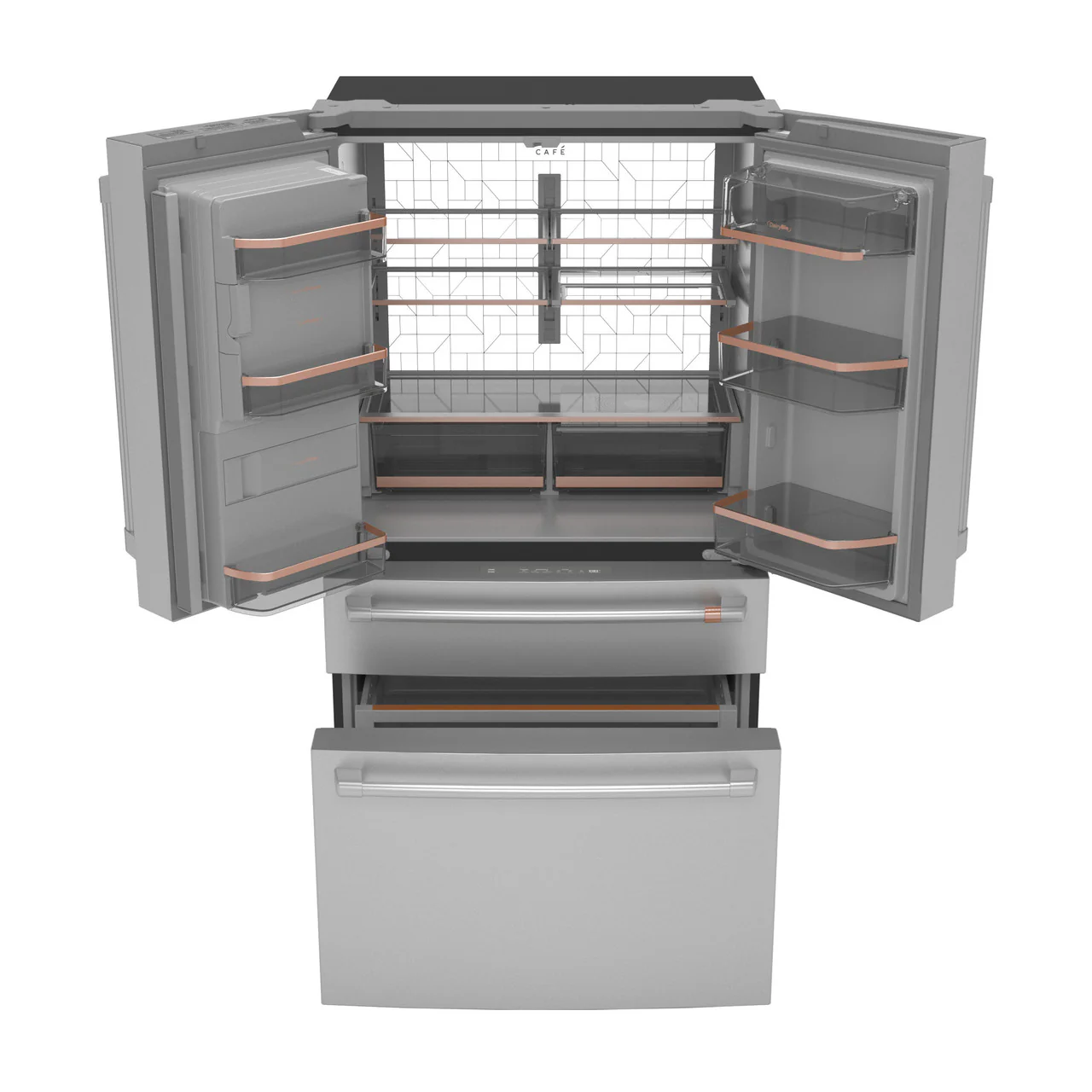 CAFÉ™ ENERGY STAR® 22.3 Cu. Ft. Smart Counter-Depth 4-Door French-Door Refrigerator - Image 5