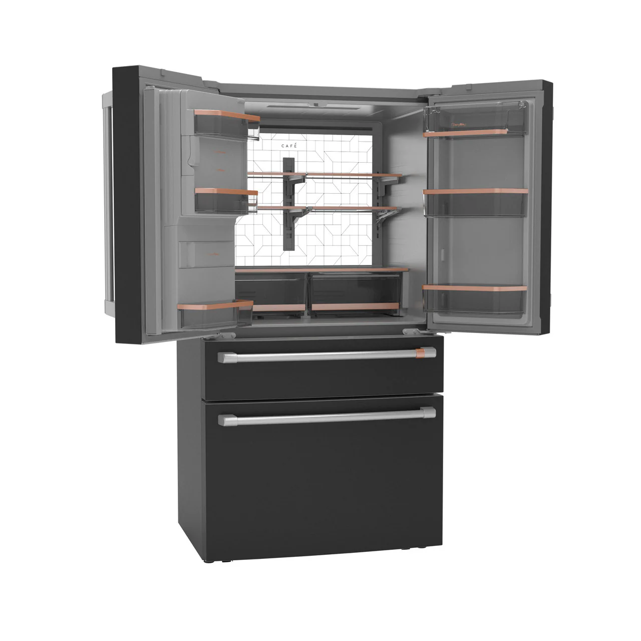 CAFÉ™ ENERGY STAR® 22.3 Cu. Ft. Smart Counter-Depth 4-Door French-Door Refrigerator - Image 4