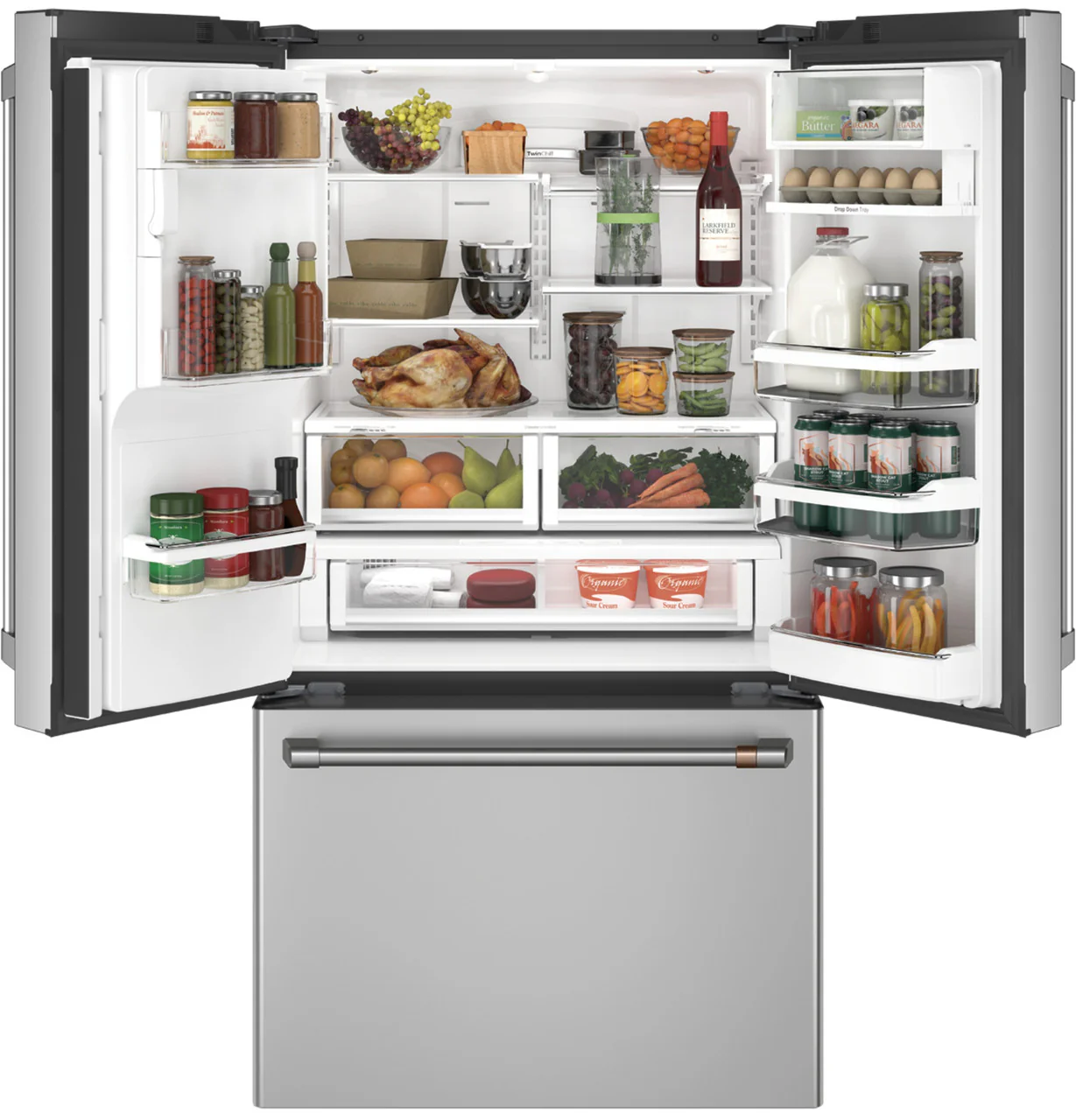 CAFÉ™ ENERGY STAR® 22.1 Cu. Ft. Smart Counter-Depth French-Door Refrigerator with Hot Water Dispenser - Image 7