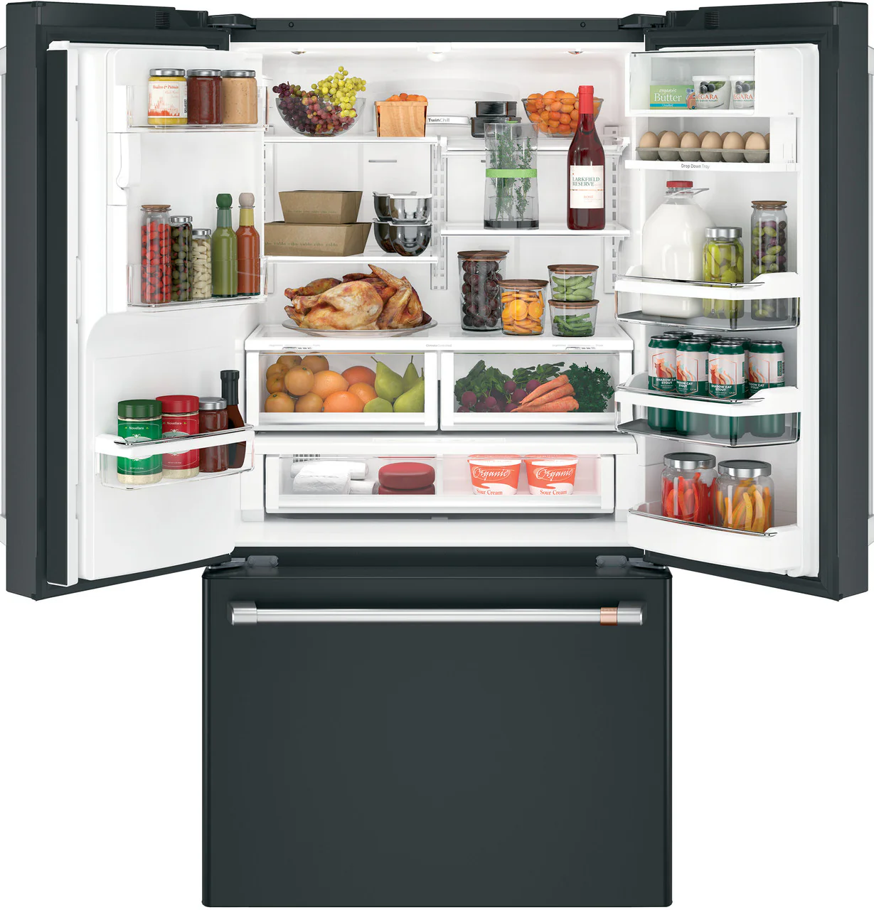CAFÉ™ ENERGY STAR® 22.1 Cu. Ft. Smart Counter-Depth French-Door Refrigerator with Hot Water Dispenser - Image 7