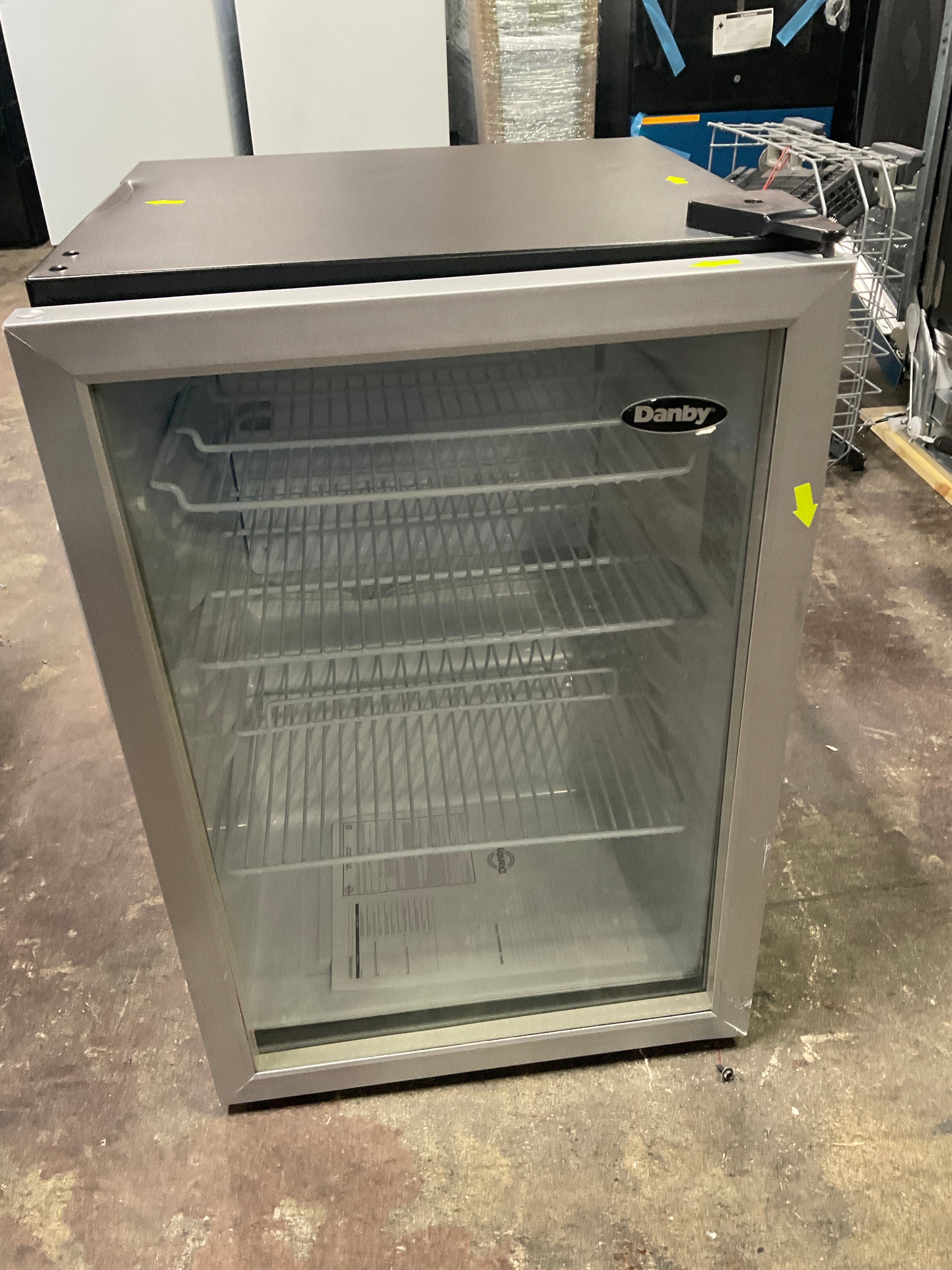 Danby 2.6 cu. ft. Compact Glass Door Fridge in Platinum - Image 12