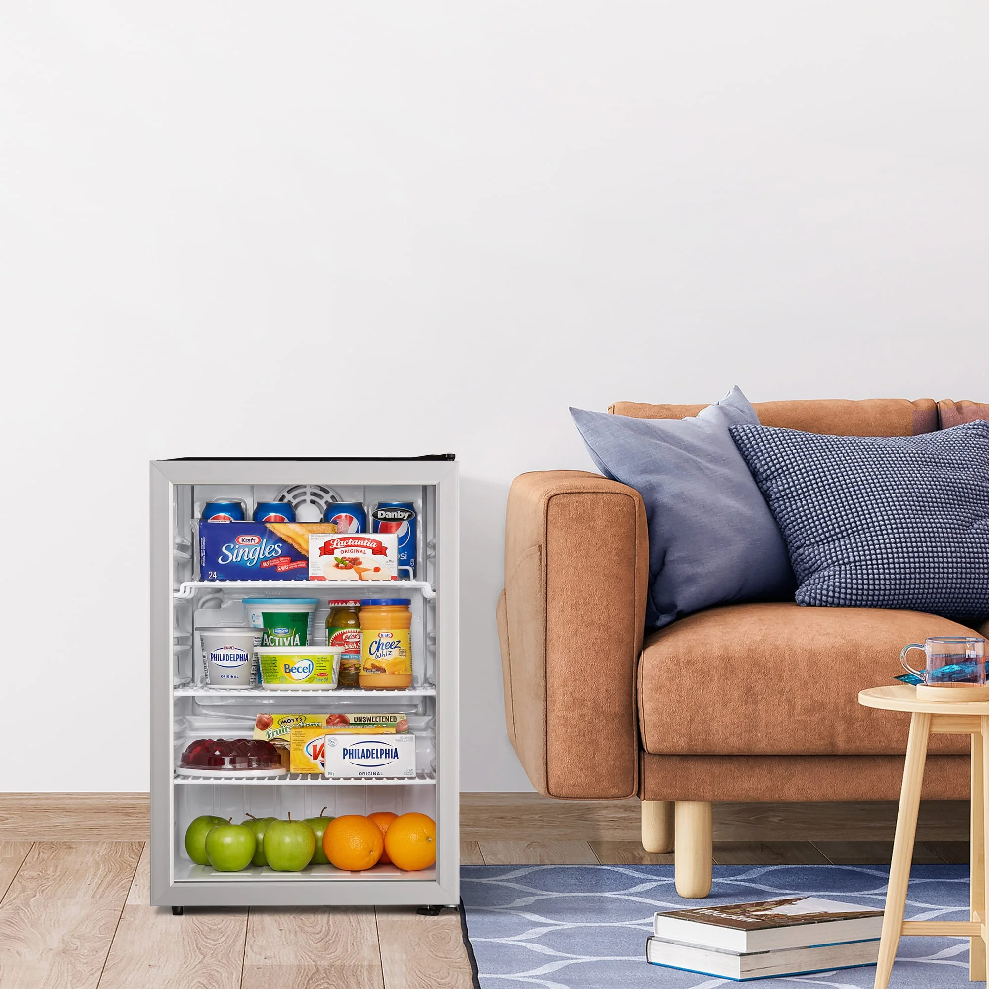 Danby 2.6 cu. ft. Compact Glass Door Fridge in Platinum - Image 6