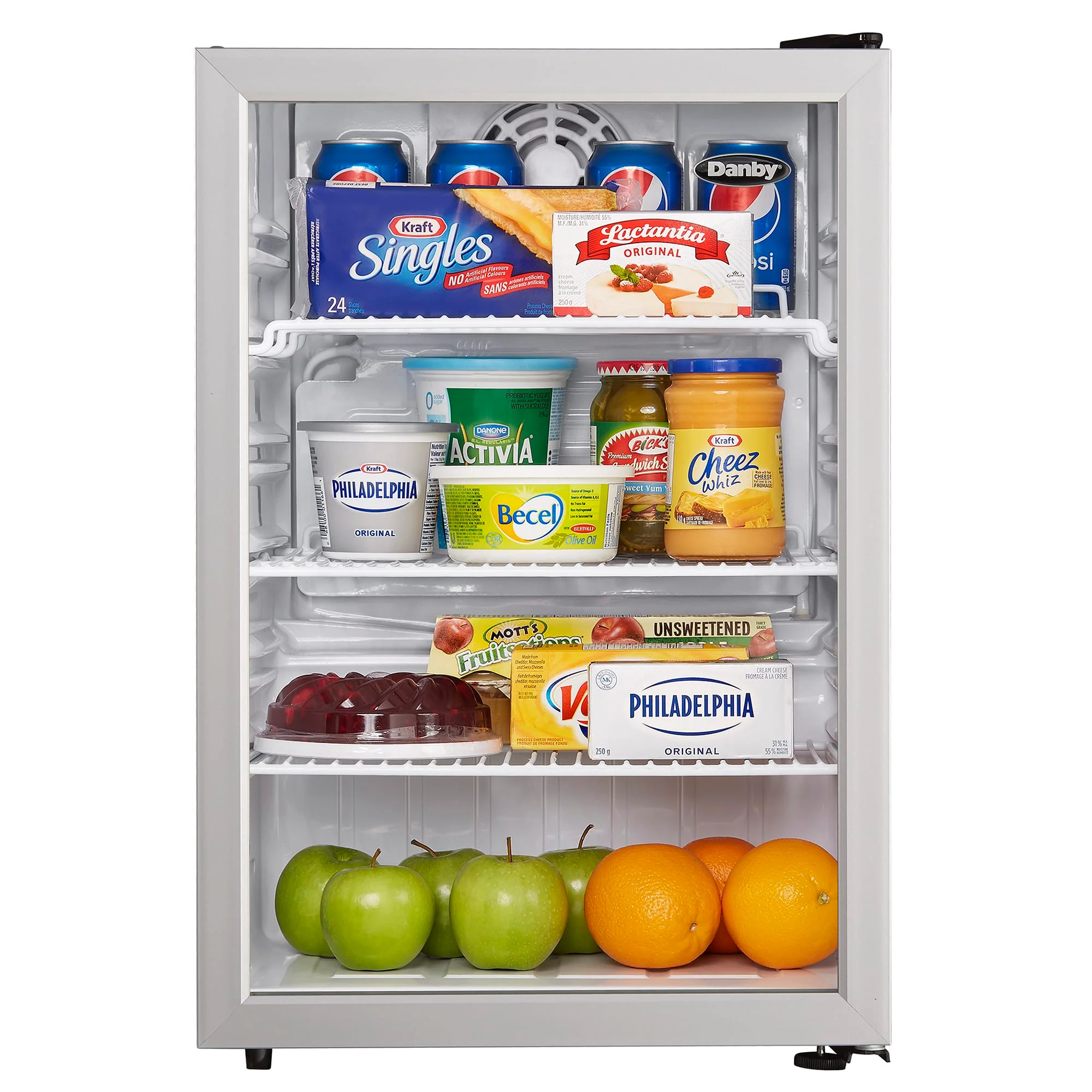 Danby 2.6 cu. ft. Compact Glass Door Fridge in Platinum - Image 7