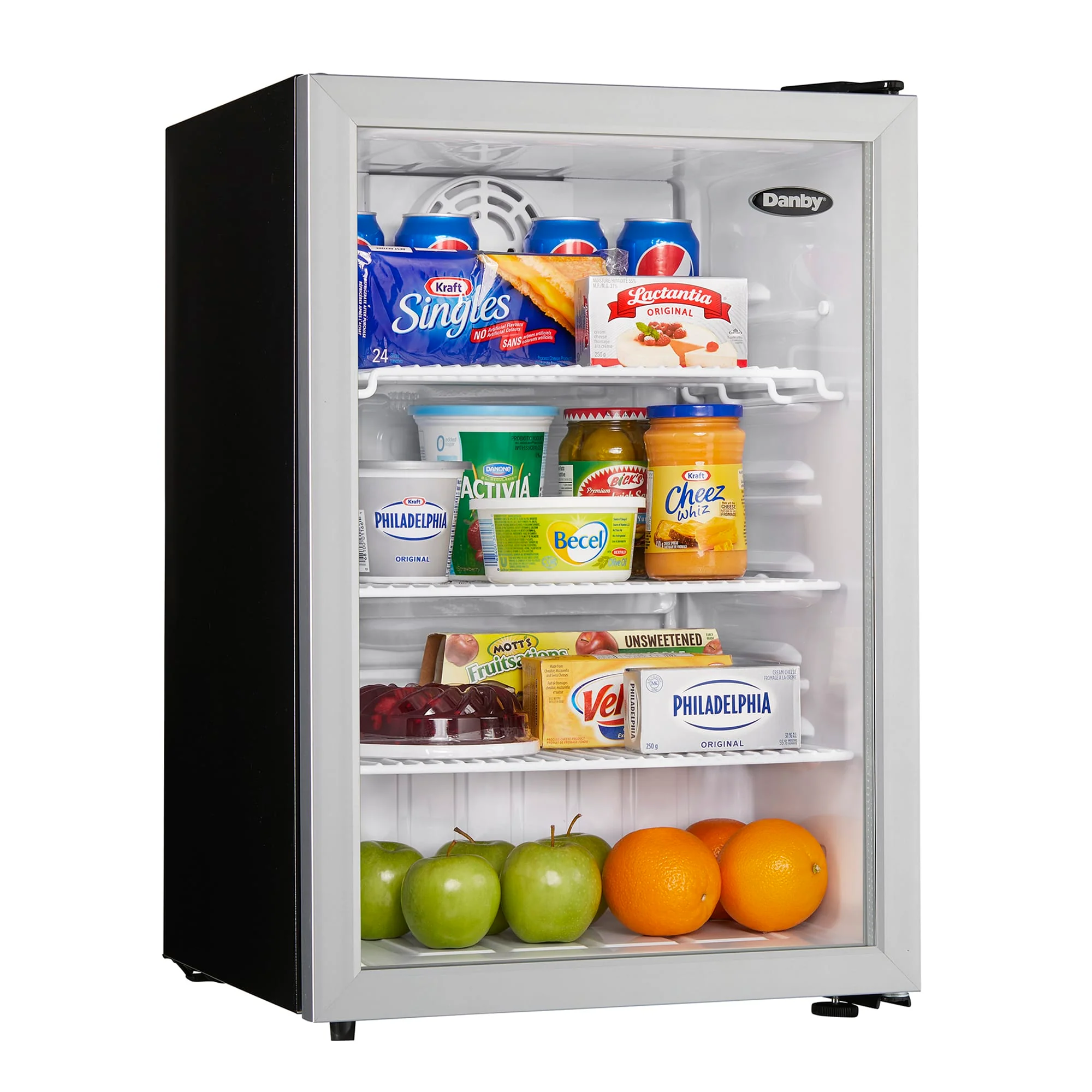 Danby 2.6 cu. ft. Compact Glass Door Fridge in Platinum - Image 8