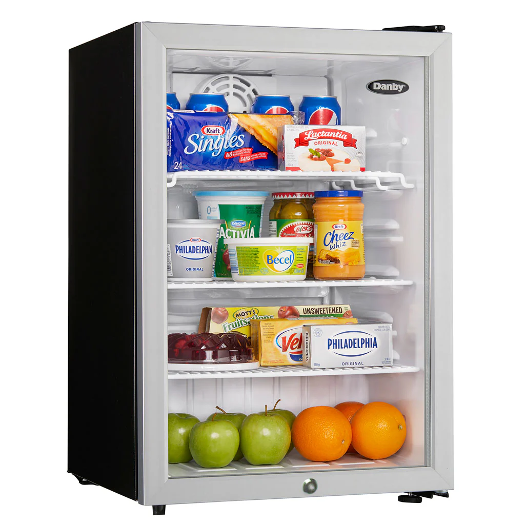 Danby 2.6 cu. ft. Compact Glass Door Fridge in Platinum - Image 10