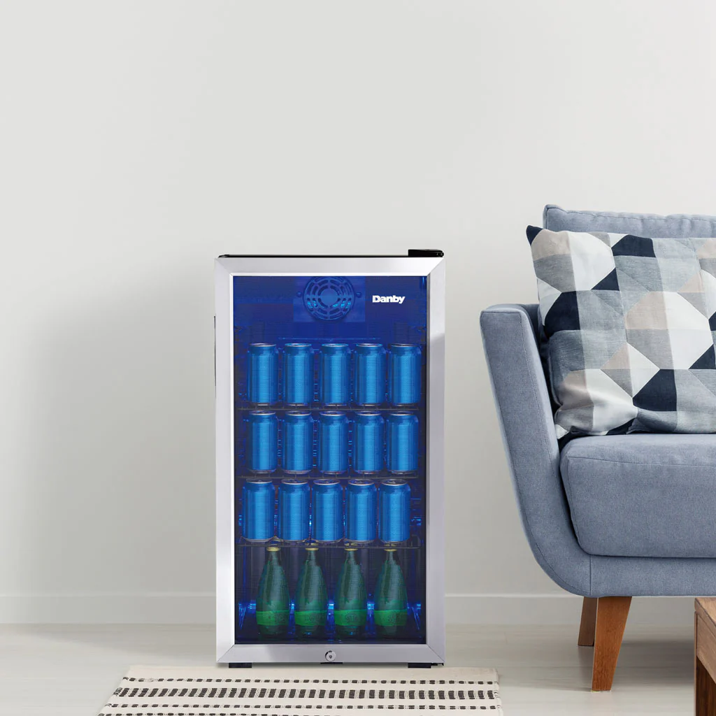 Danby 3.1 cu. ft. Free-Standing Beverage Center in Stainless Steel - Image 4