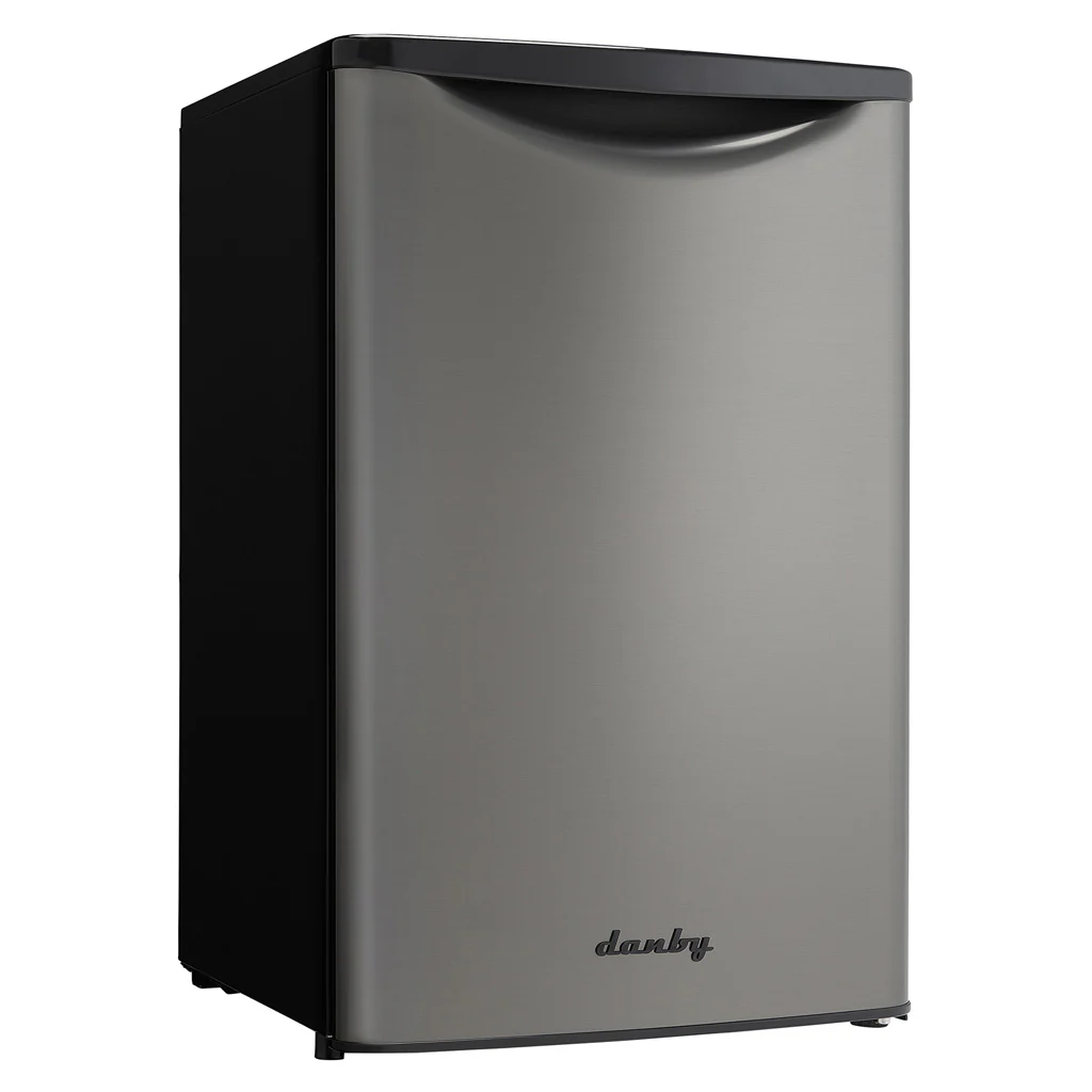 Danby 4.4 cu. ft. Contemporary Classic Compact Refrigerator in Stainless Steel Look - Image 3