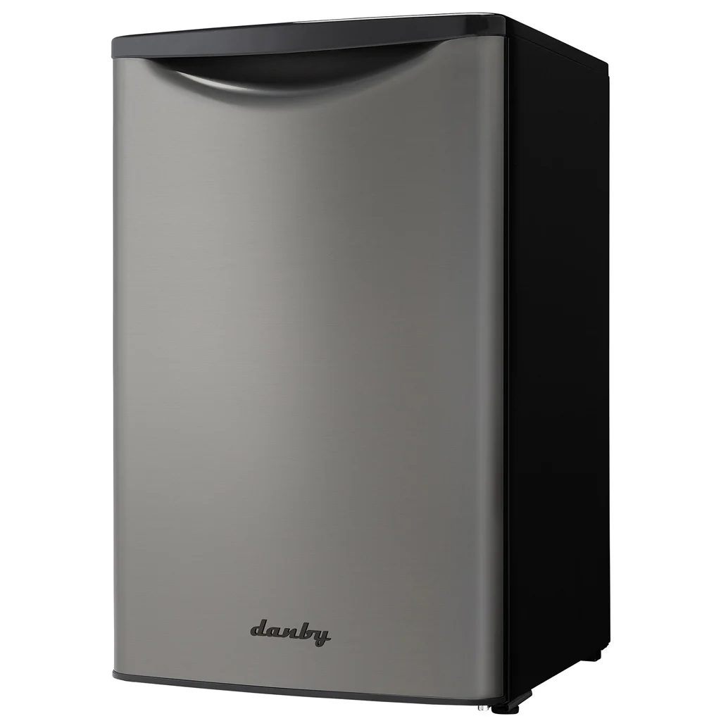 Danby 4.4 cu. ft. Contemporary Classic Compact Refrigerator in Stainless Steel Look - Image 4