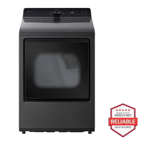 LG 7.3 cu. ft. Ultra Large Capacity Rear Control Electric Dryer with AI Sensing and ThinQ® Smart Features
