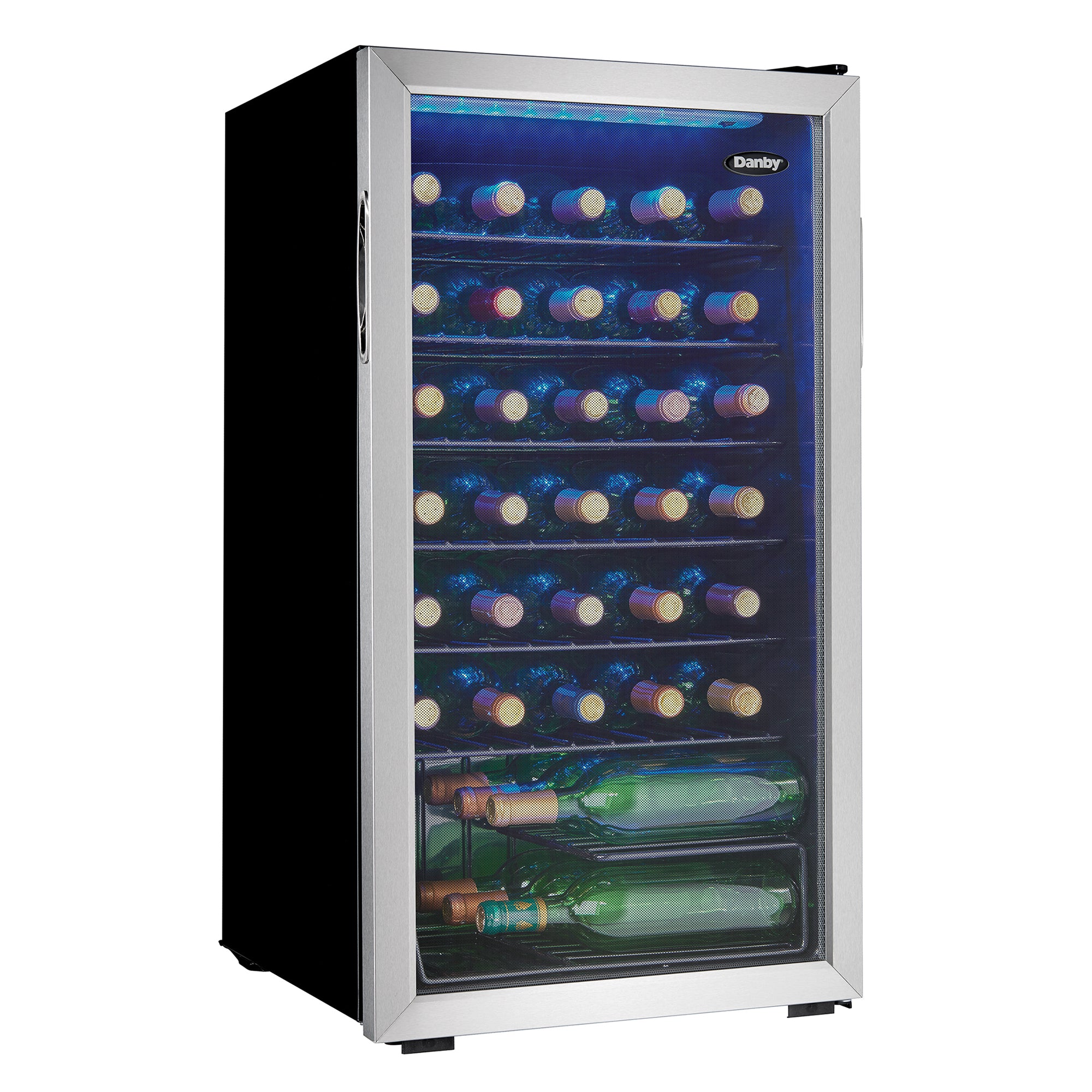 Danby 36 Bottle Free-Standing Wine Cooler in Stainless Steel - Image 3