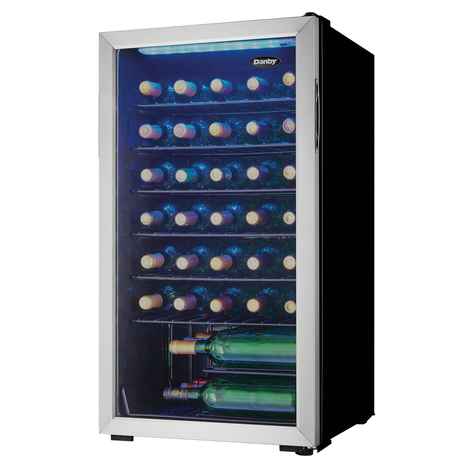 Danby 36 Bottle Free-Standing Wine Cooler in Stainless Steel - Image 4