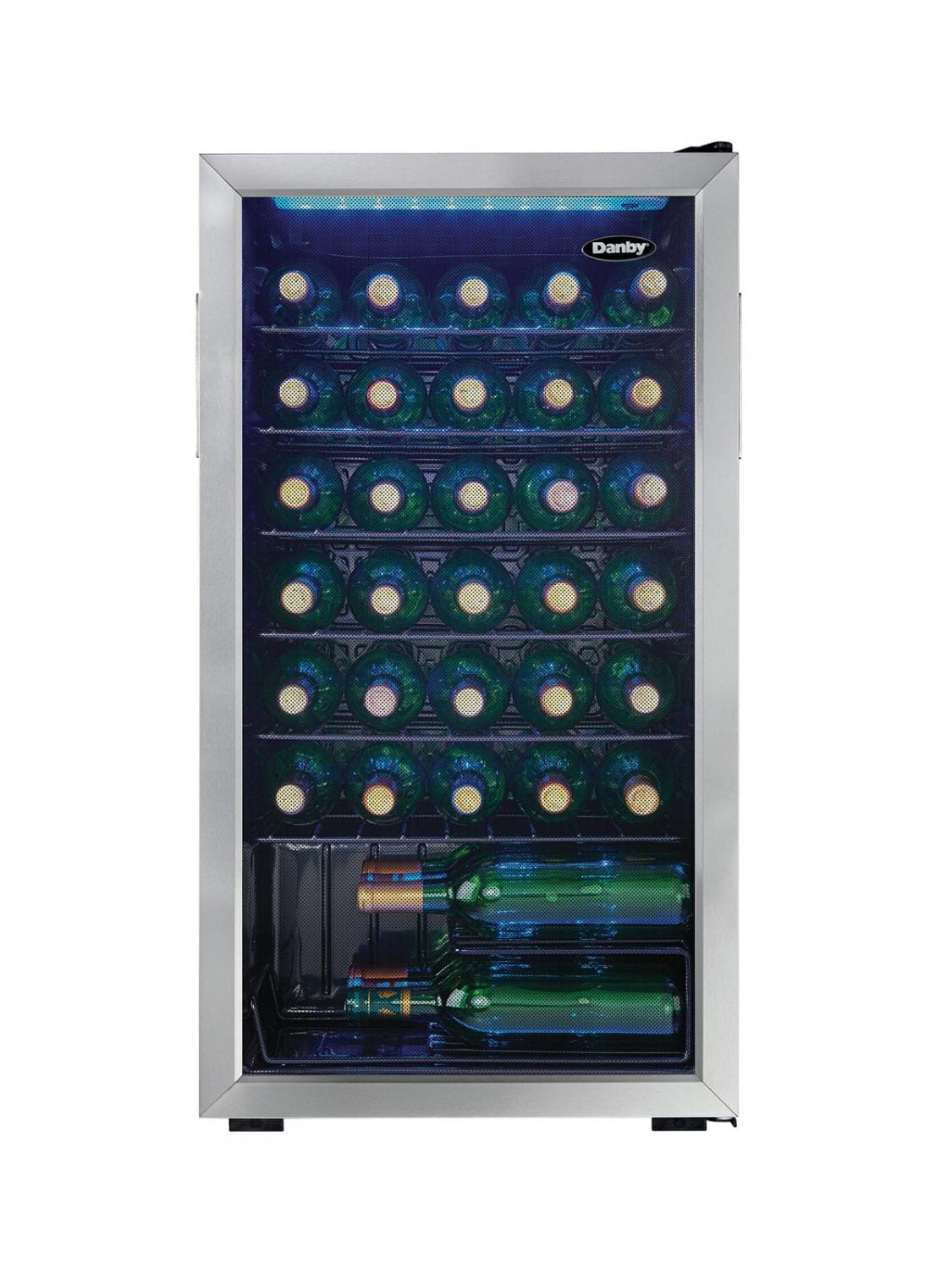 Danby 36 Bottle Free-Standing Wine Cooler in Stainless Steel - Image 9
