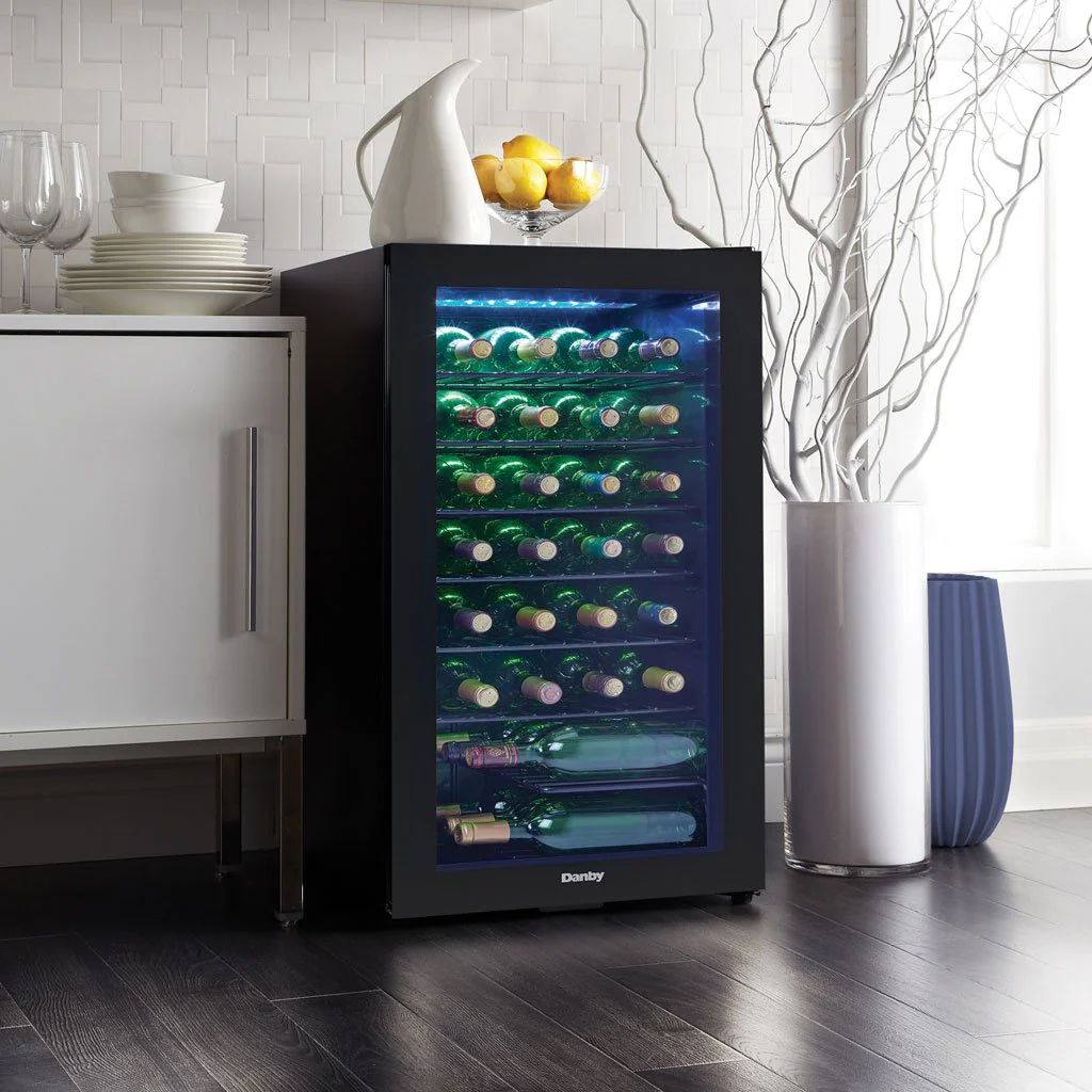 Danby 36 Bottle Free-Standing Wine Cooler in Black - Image 10