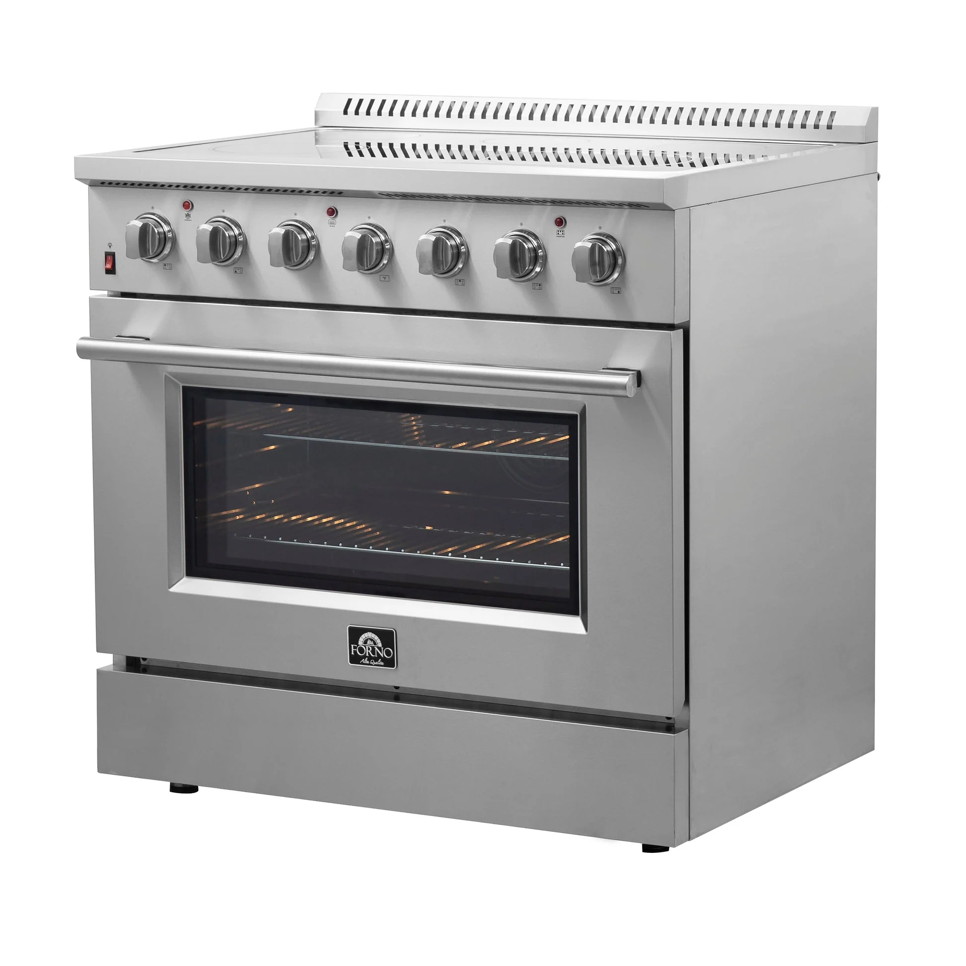 Forno Galiano 36-Inch Freestanding Electric Range, True Convection, Energy Efficient - Image 3